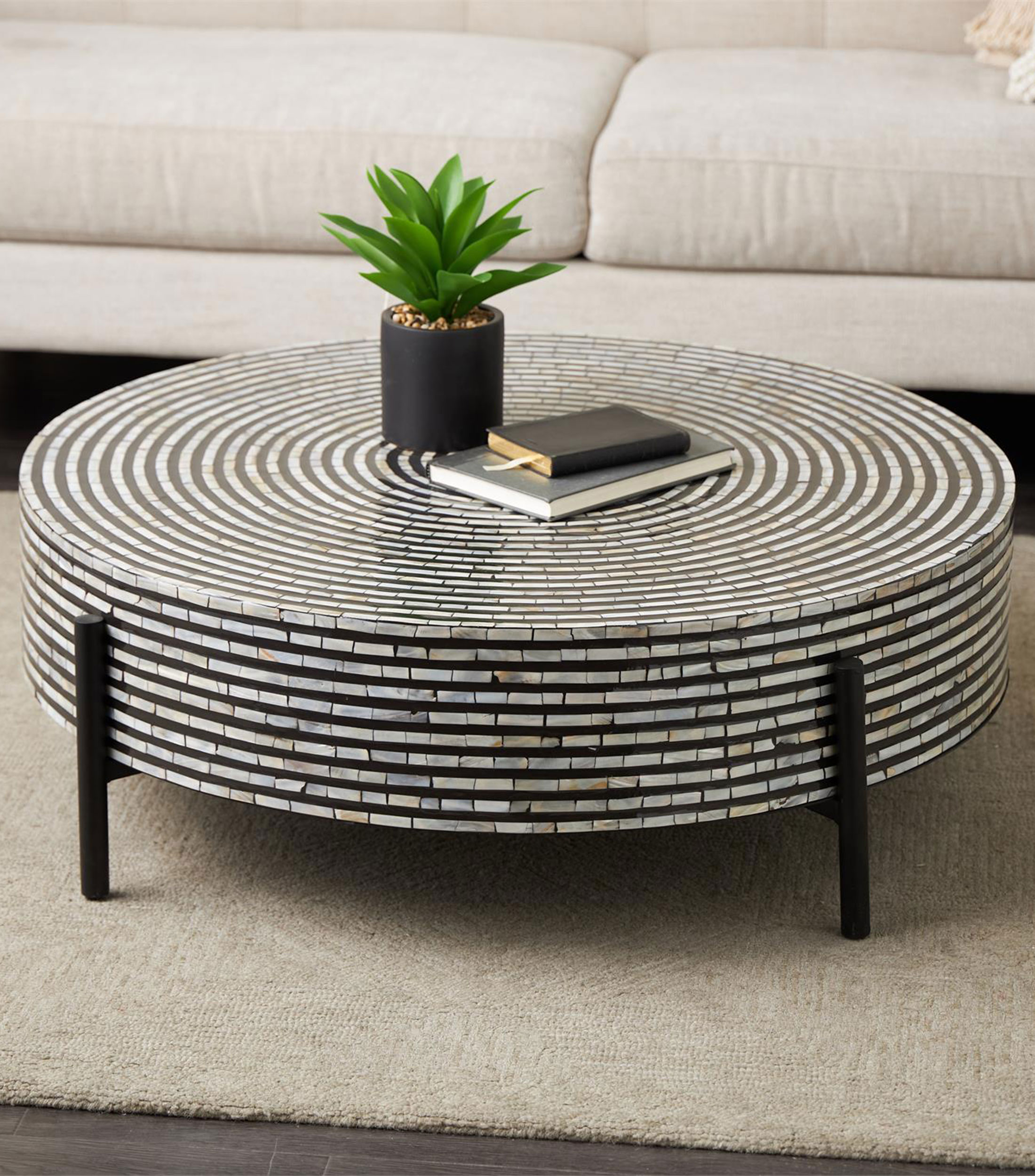 Mesa de centro Mosaico en nácar