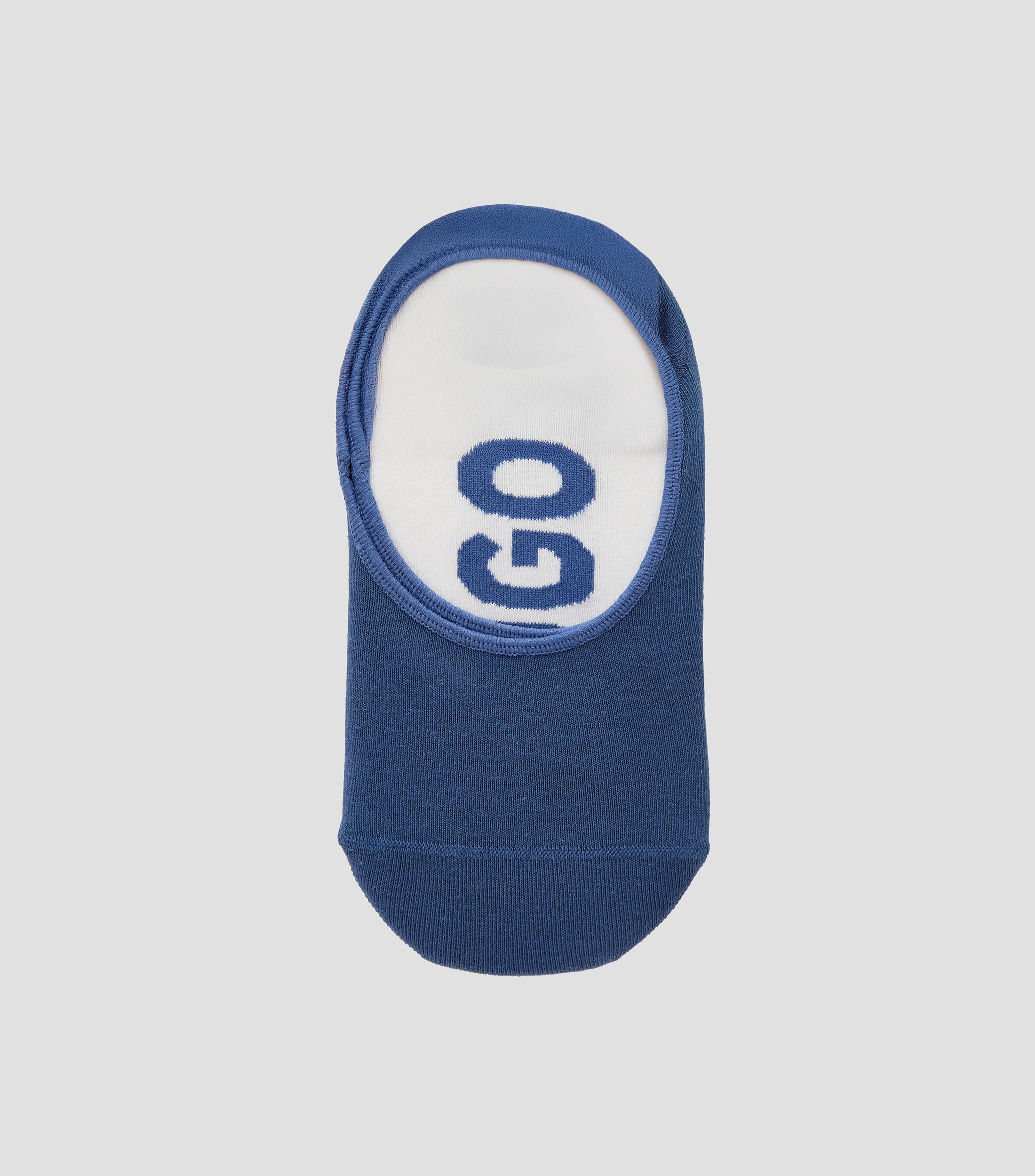 Paquete de tres pares de calcetines invisibles con logos de gran tamano Hombre