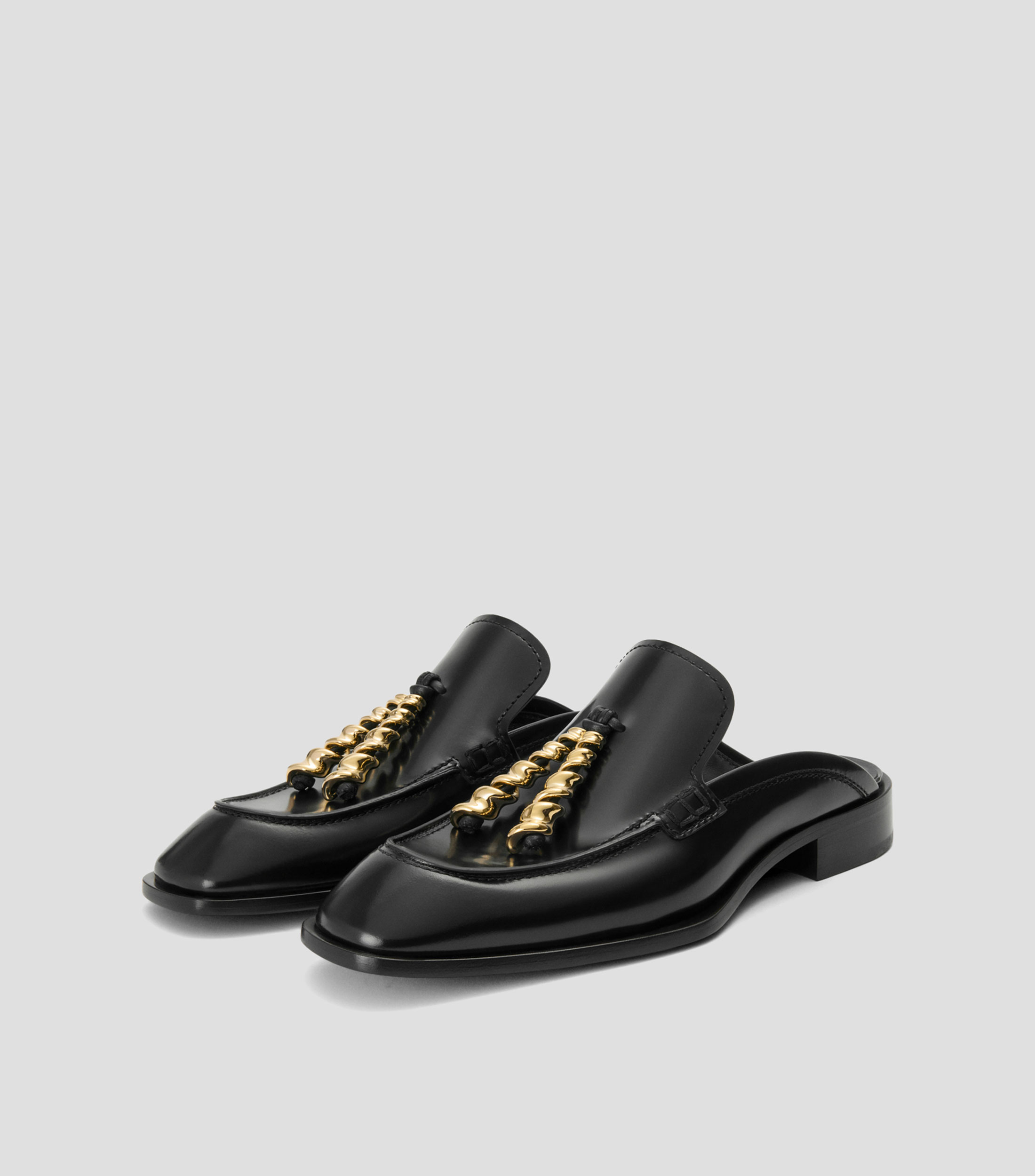 Mule mocasín Edge en piel de ternera cepillada Mujer