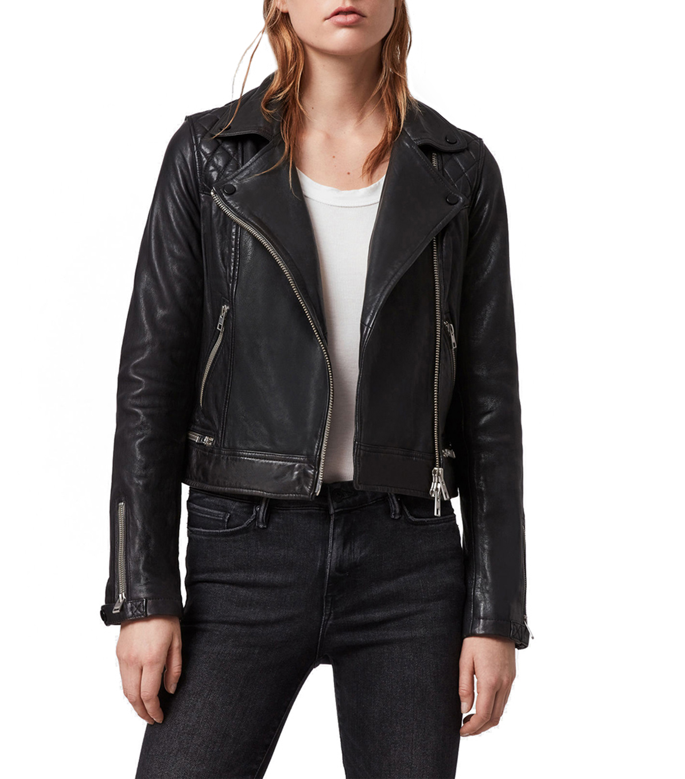 AllSaints Chamarra Biker de piel Mujer - El Palacio de Hierro