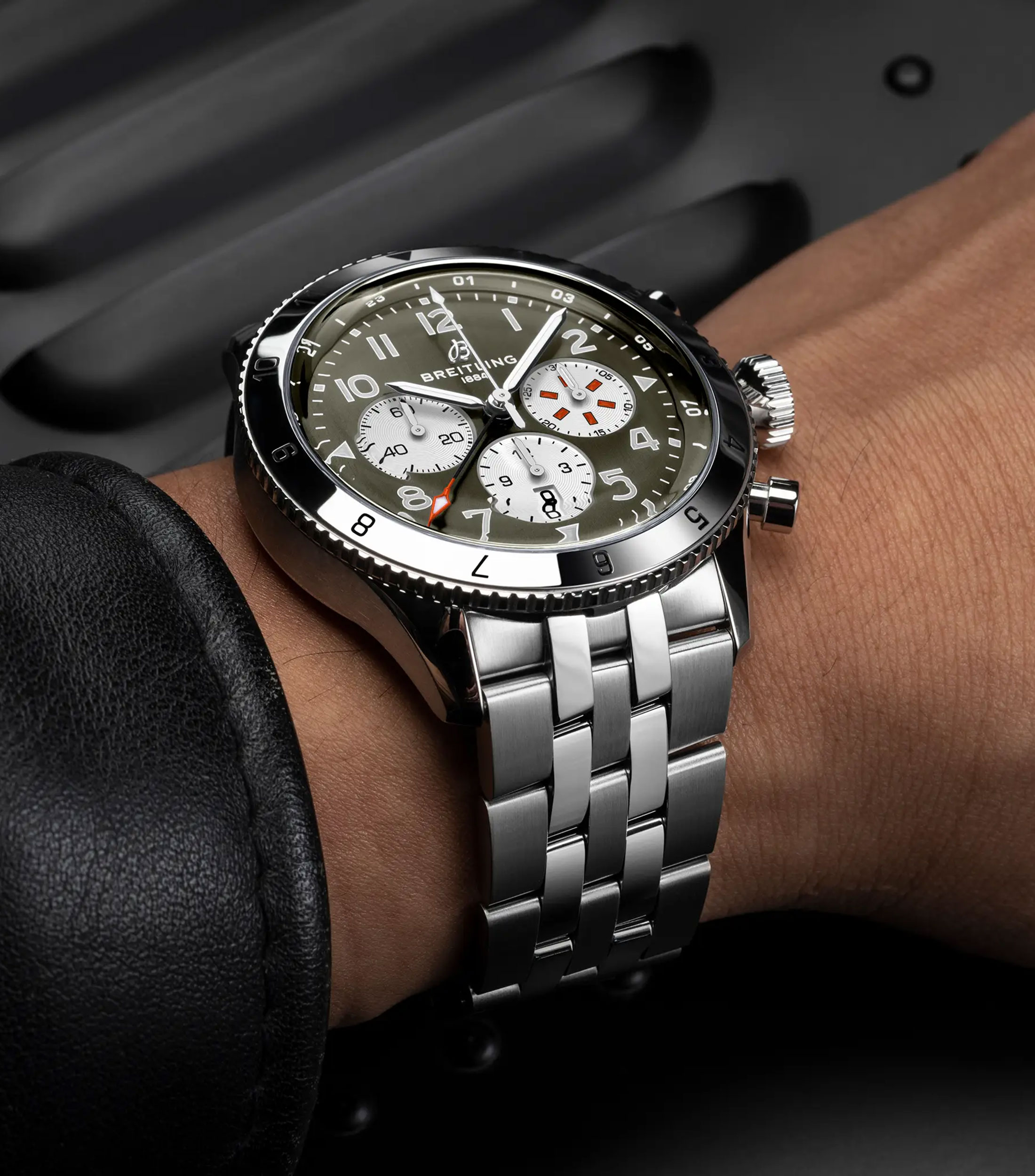 Reloj para Hombre Huit Aviation Department Deportivo Plateado