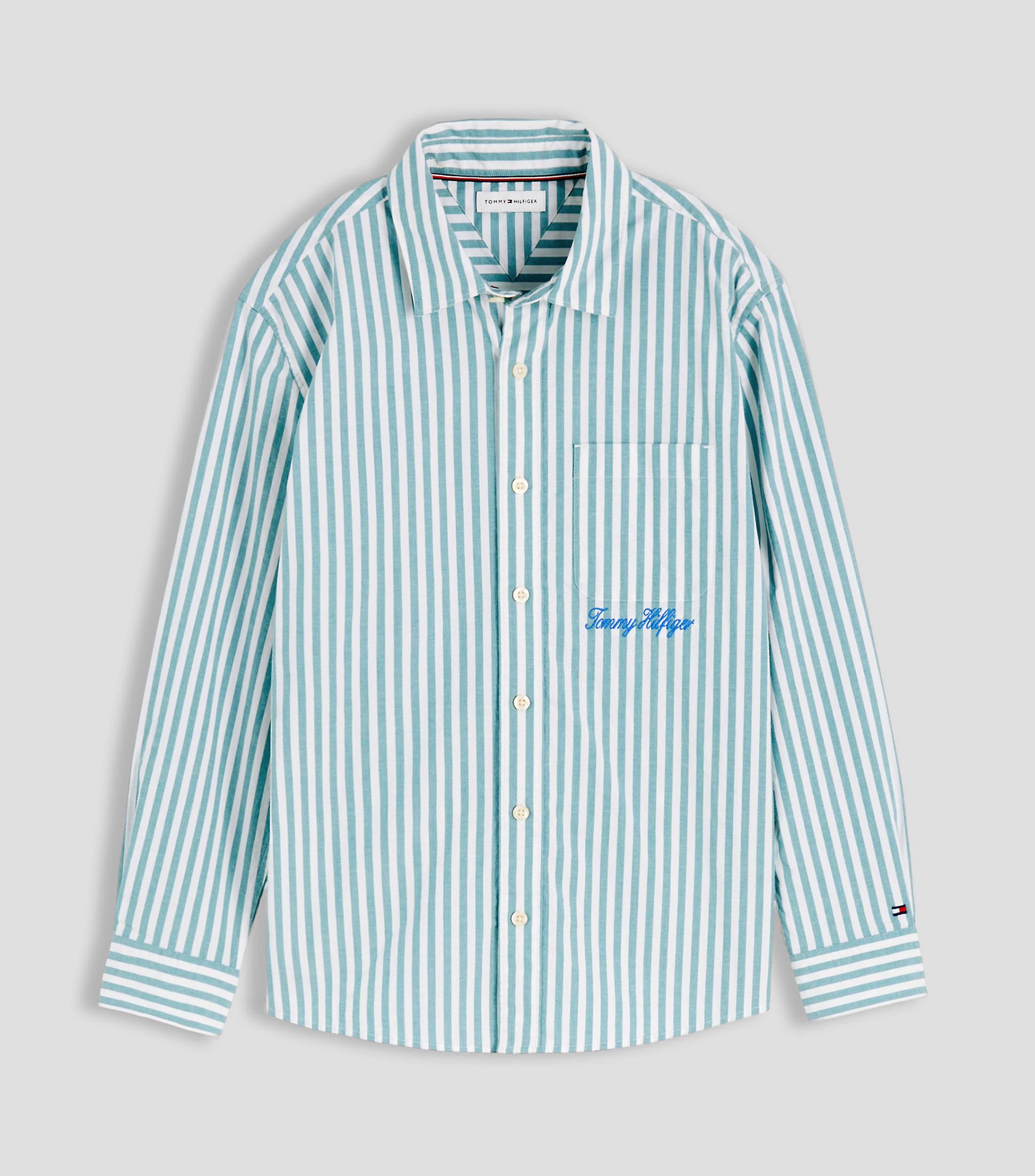Camisa a rayas manga larga Niño