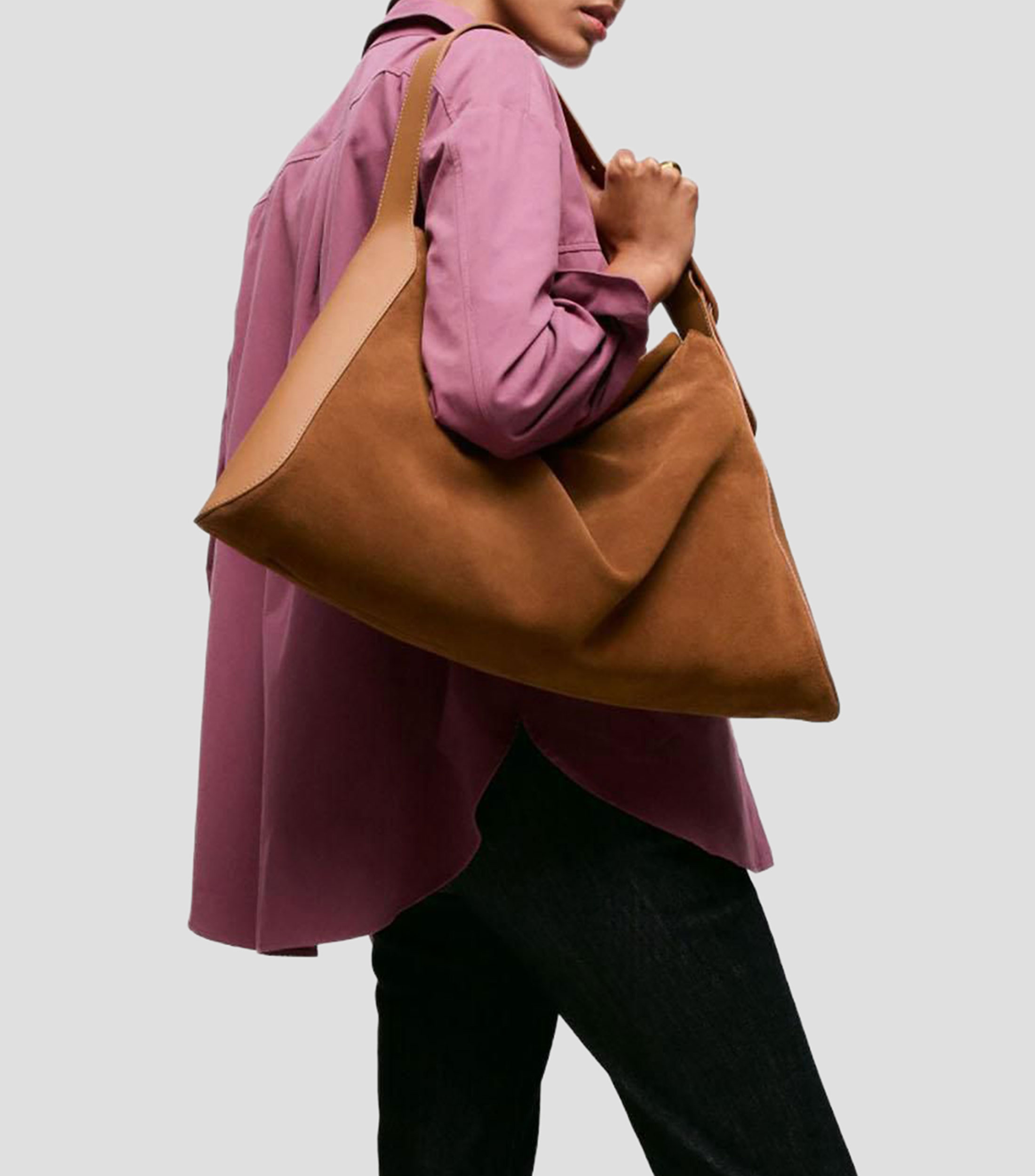 Bolsa Shoulder liso Mujer