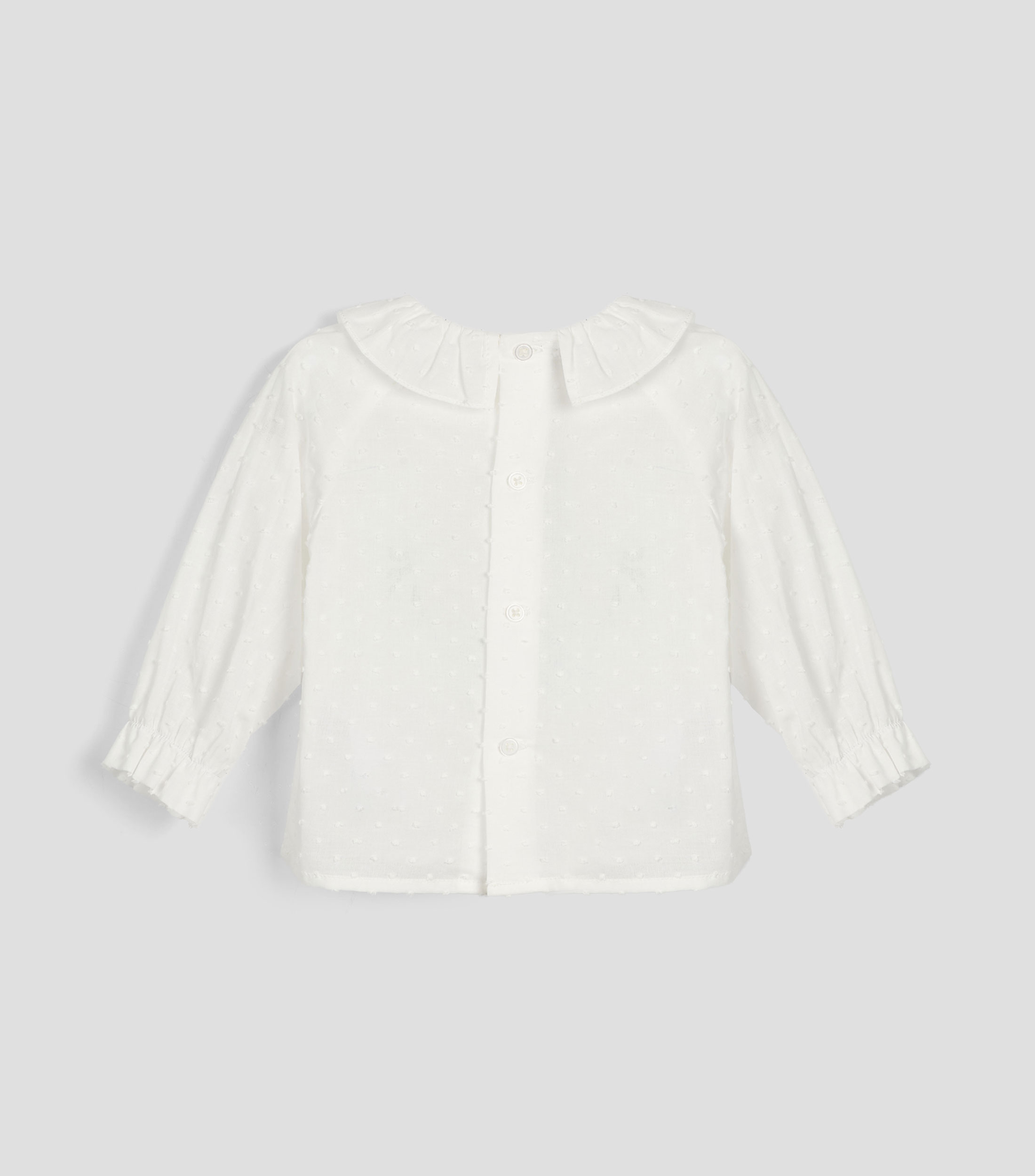 Blusa con microdiseños manga larga Bebé