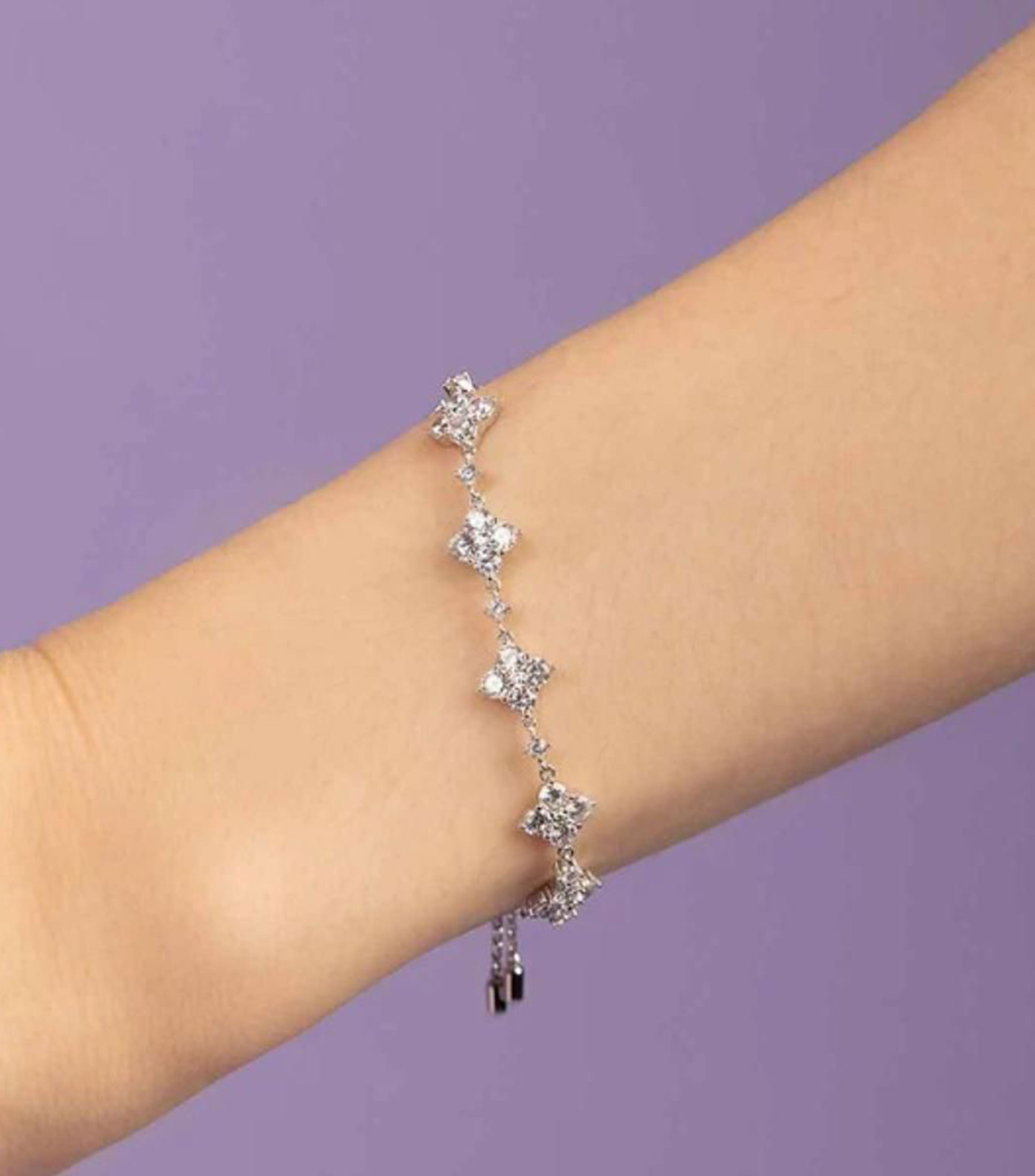 Pulsera mariposas con circonitas Mujer