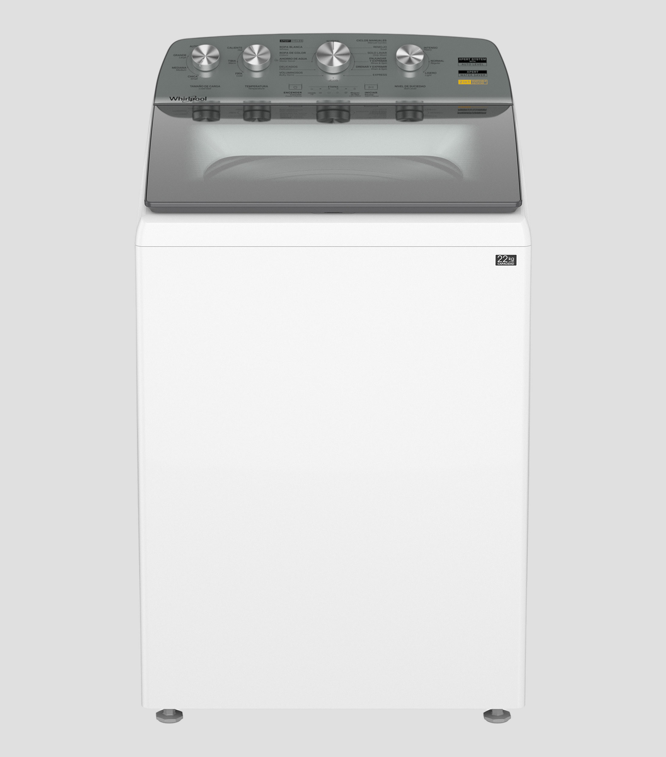 Lavadora Electrica 22 Kg Xpert Carga Superior 8MWTW2254WRM