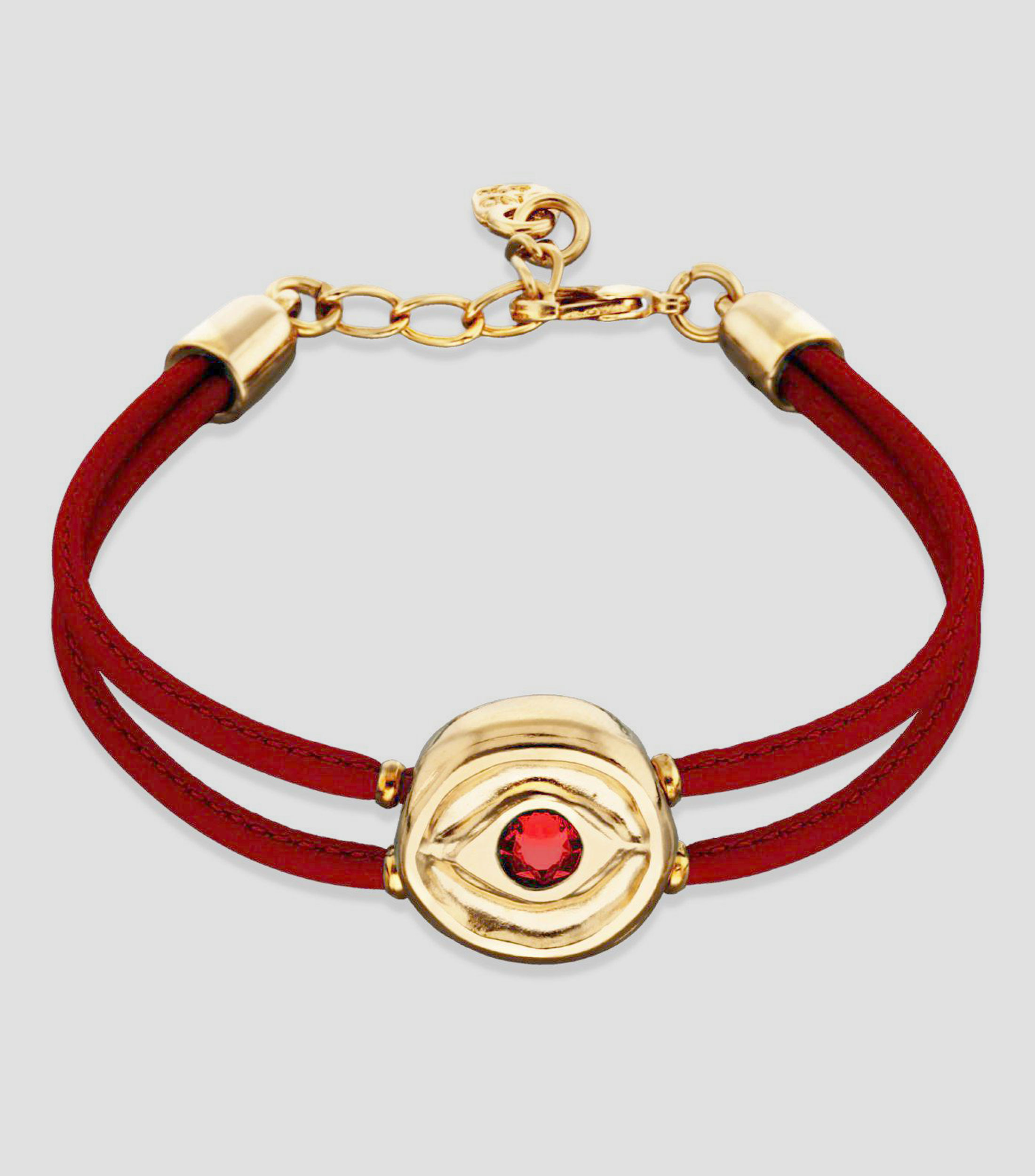 Pulsera roja con ojo Mujer