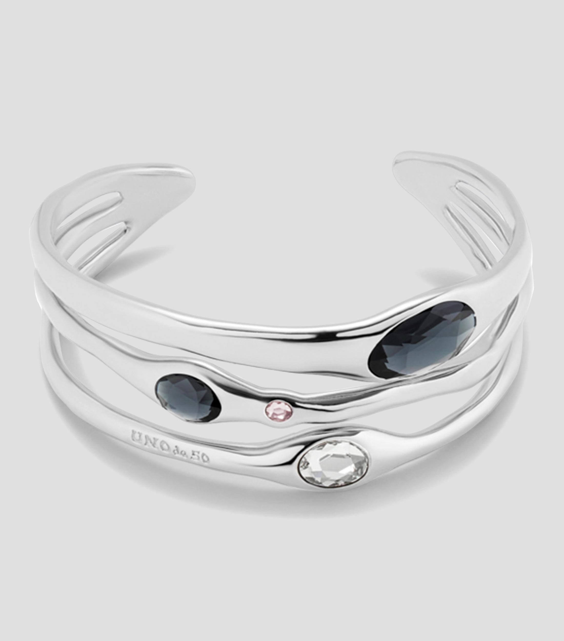 Pulsera abierta con cristales Vital Mujer