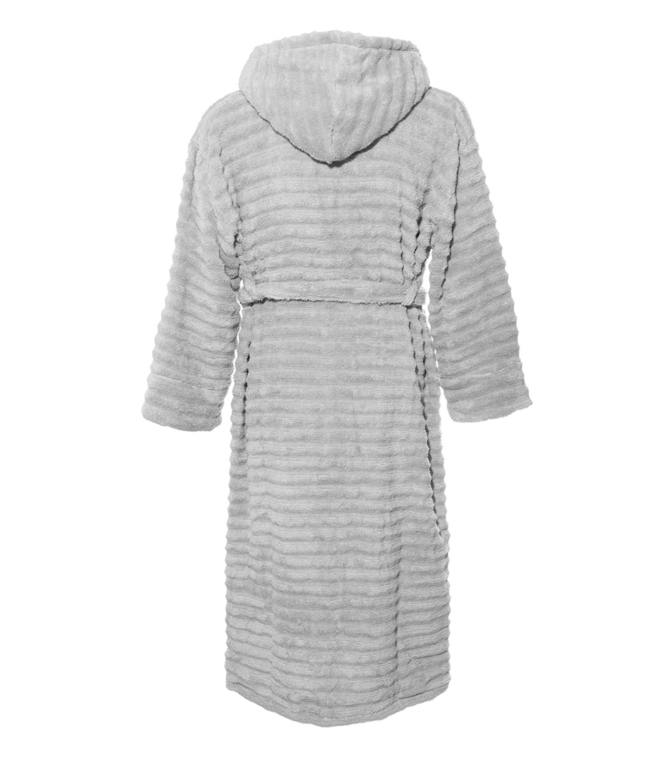 Bata de Baño Grande Gris Perla Unisex