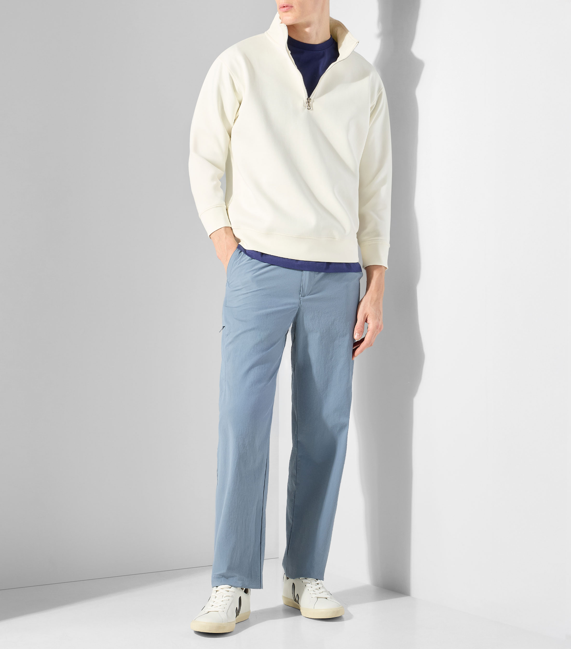 Pantalón con cinturón Hombre