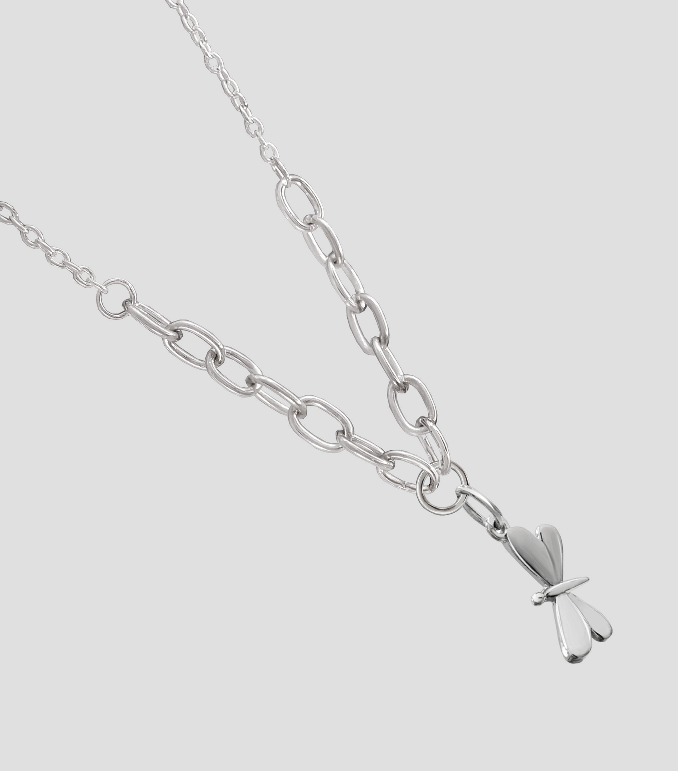 Collar con libélula en plata .925 Alegría Mujer