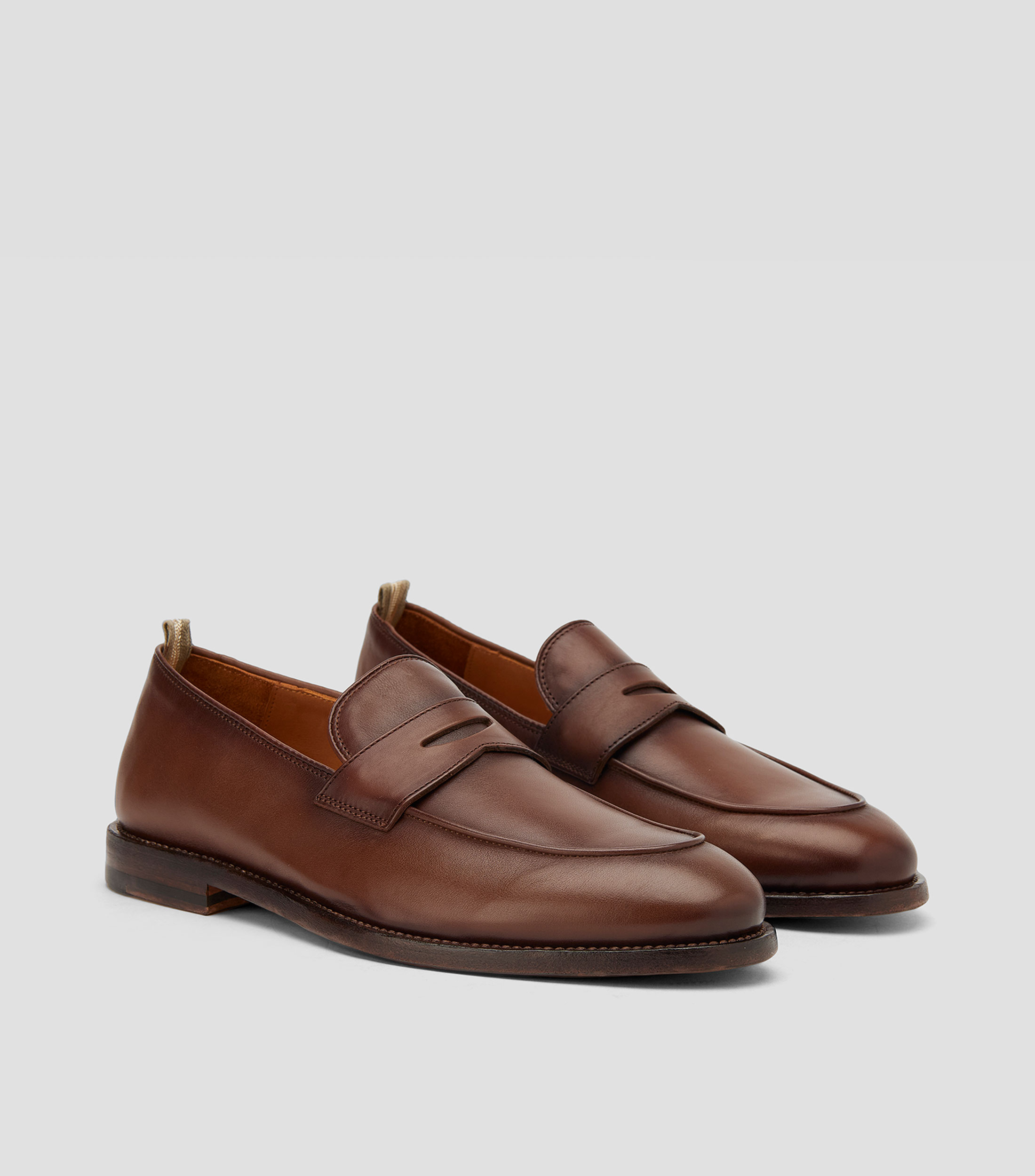 Zapatos casuales derby en piel Hombre
