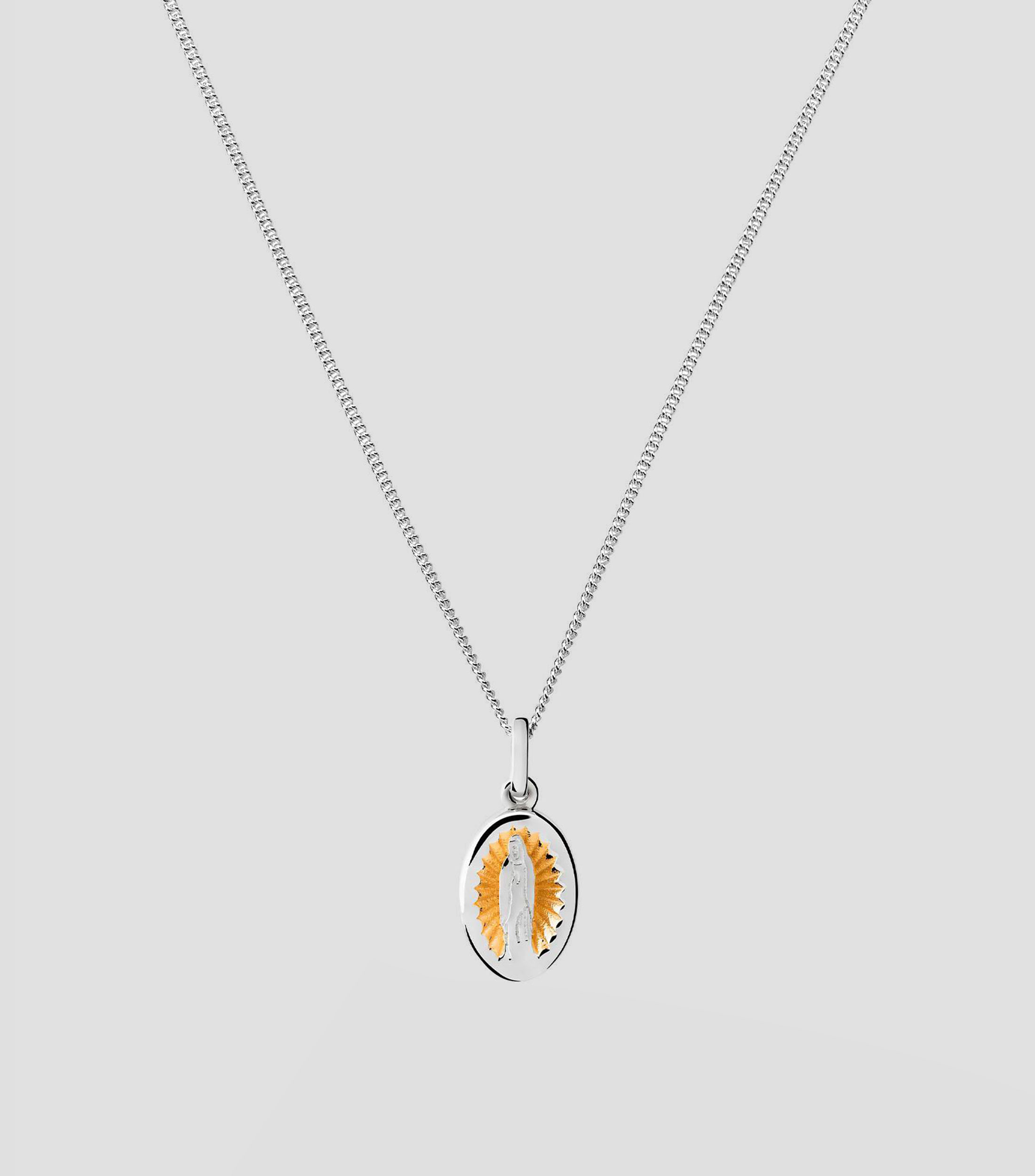 Dije en Plata .925 Virgen de Guadalupe Mujer