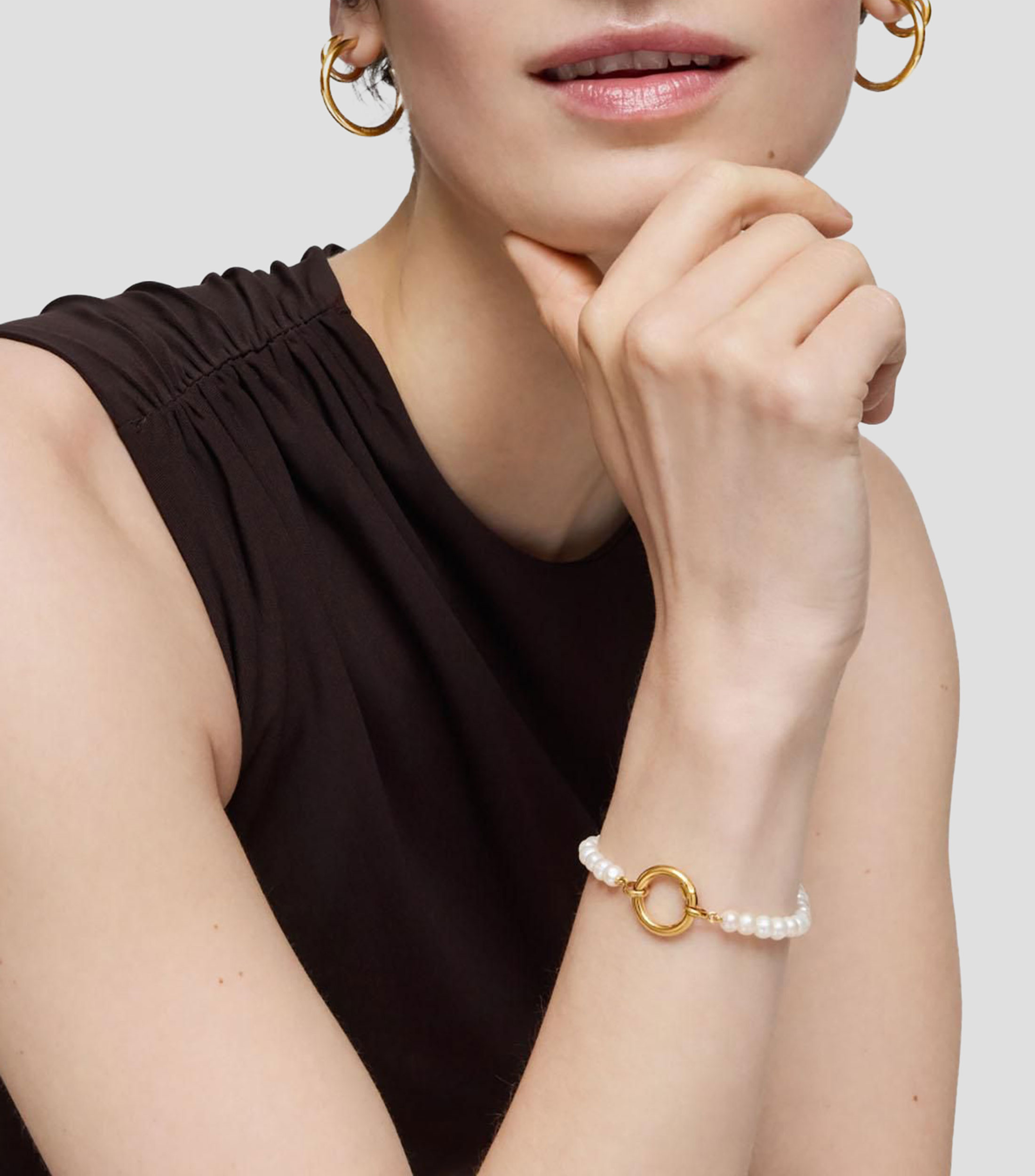 Pulsera con Perlas Mujer