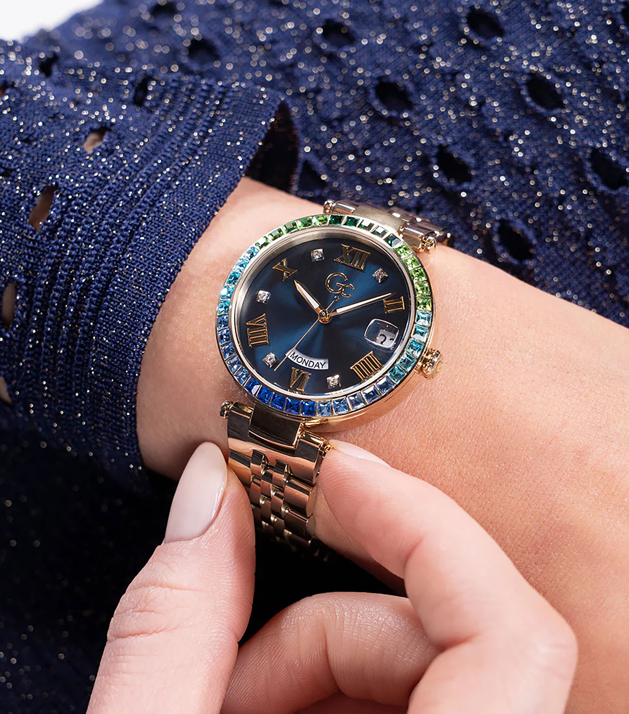Reloj para Mujer Flair casual dorado
