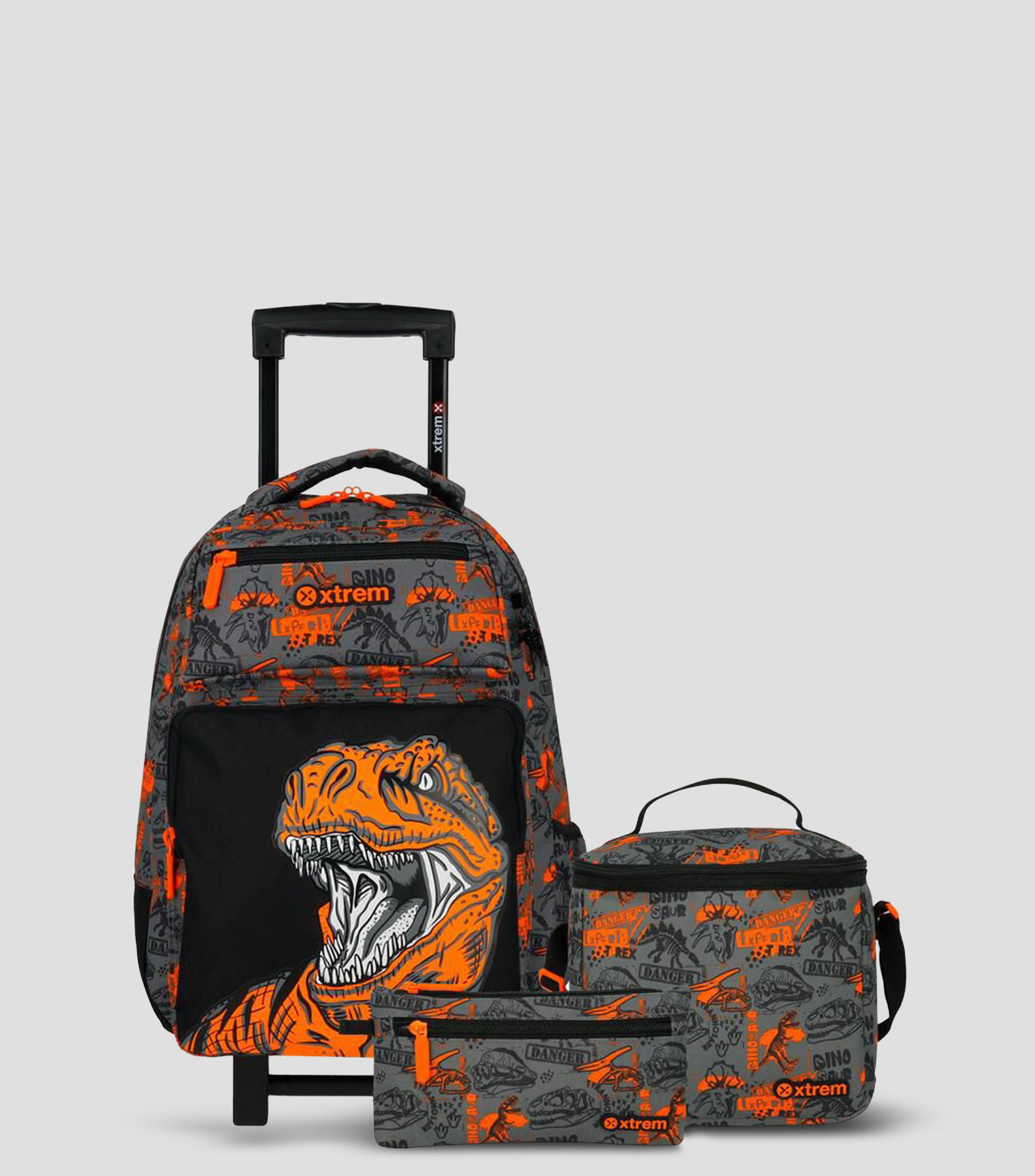 Set de Mochila con ruedas, estuche y lonchera Runpack Niño