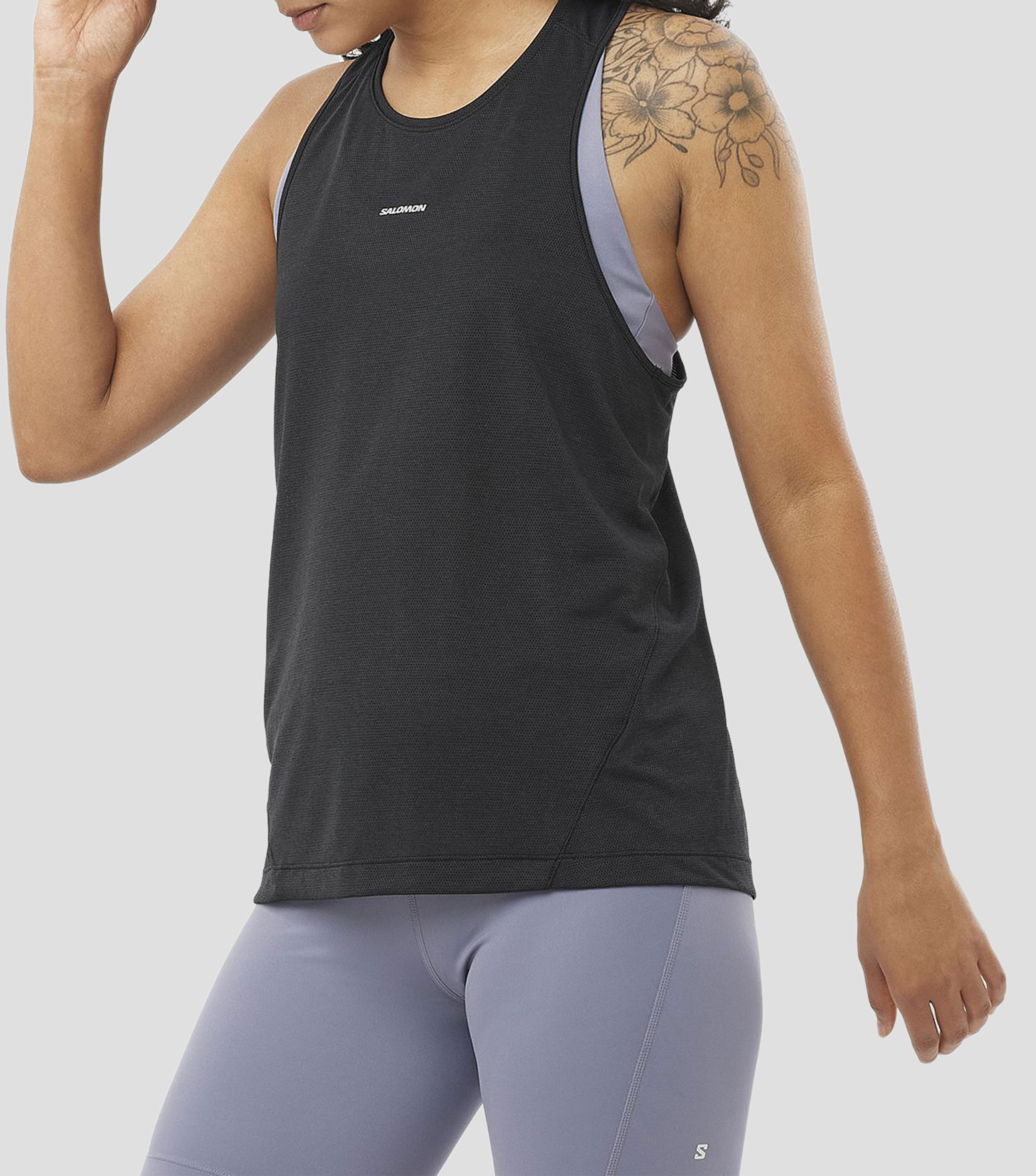 Tank para correr SHAKEout Core cuello redondo sin mangas lisa Mujer