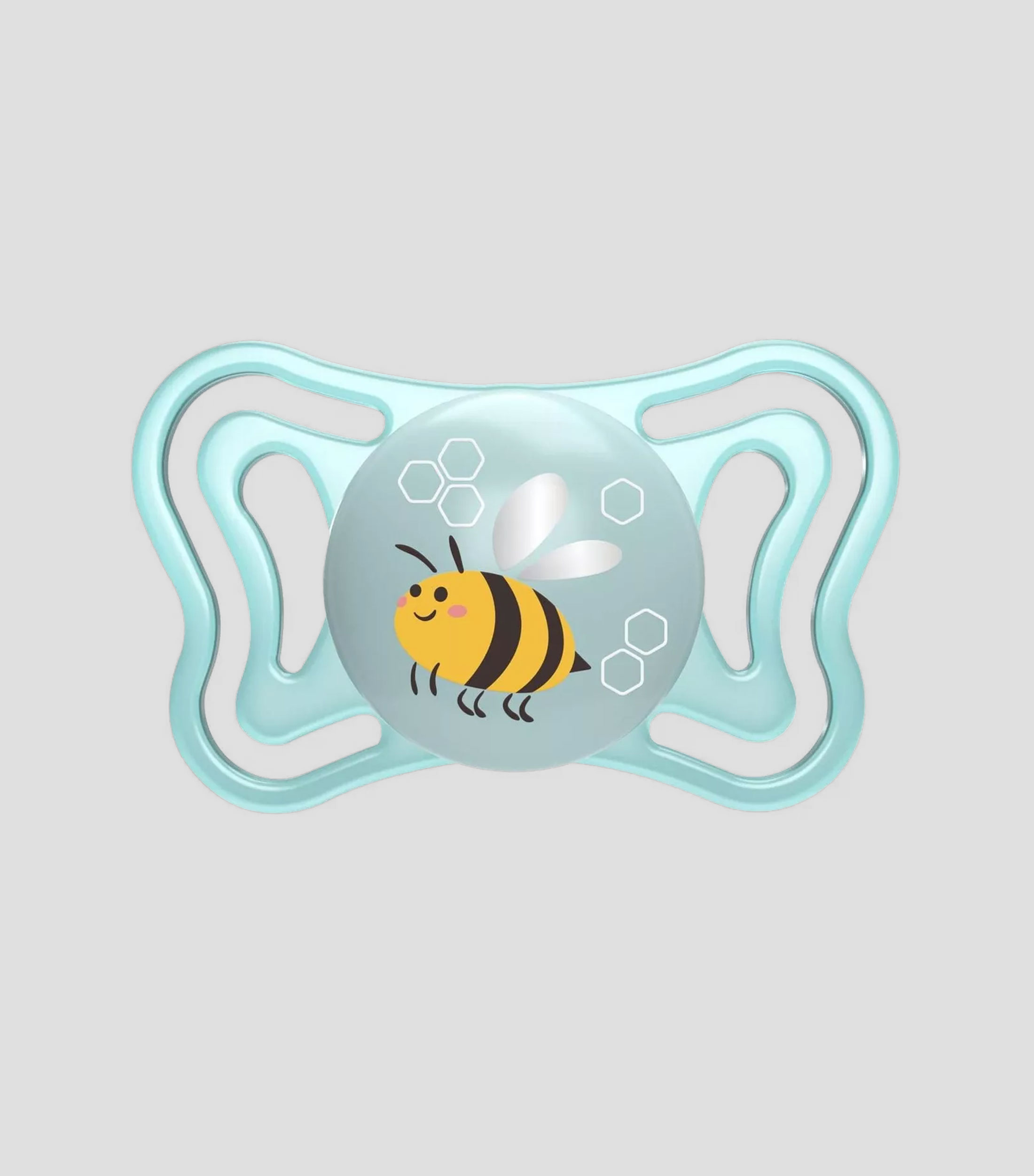 Set de 2 chupones Physioforma Light Azul y blanco 2-6 meses