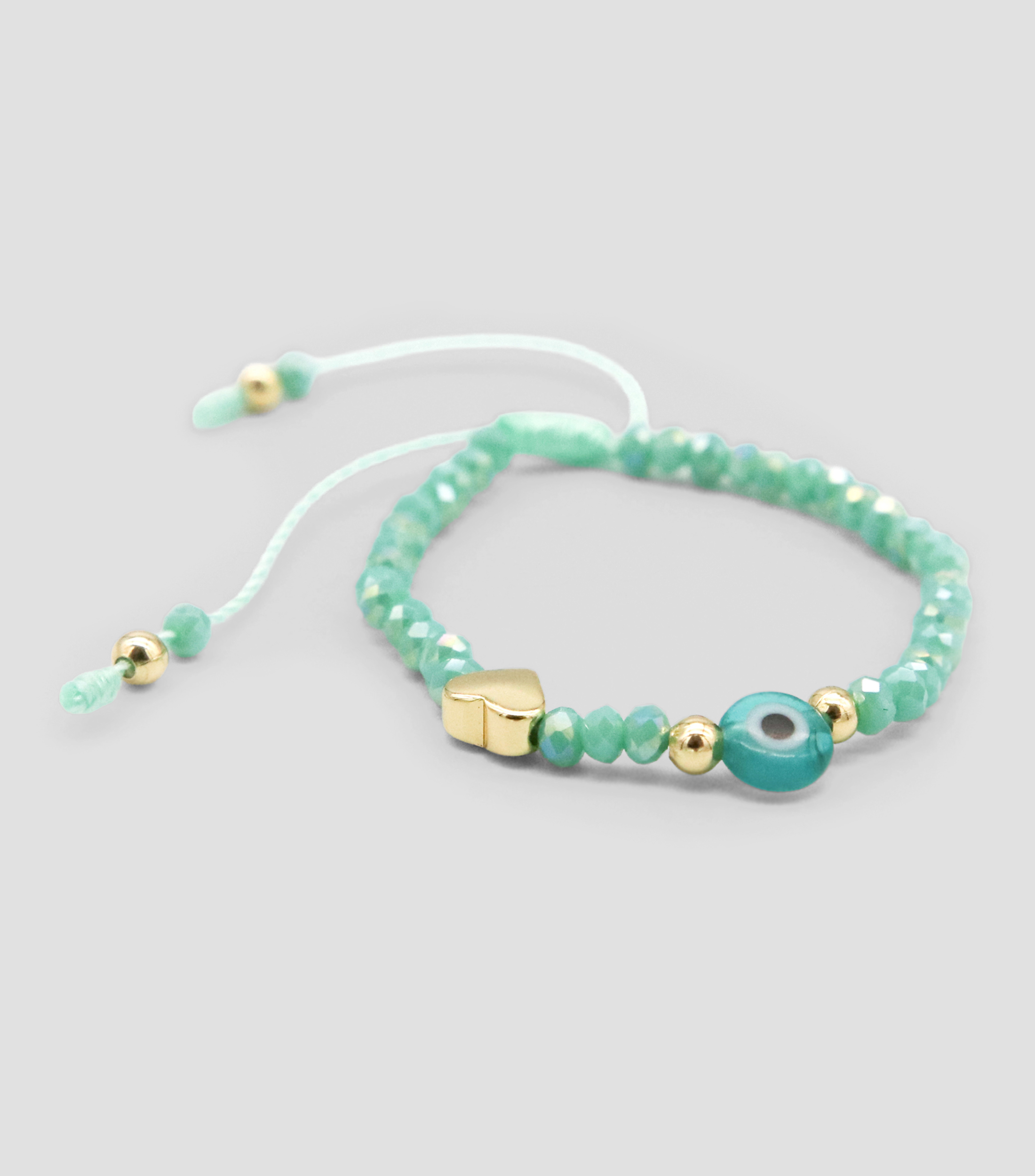 Pulsera Ajustable Ojos Aqua Bebe