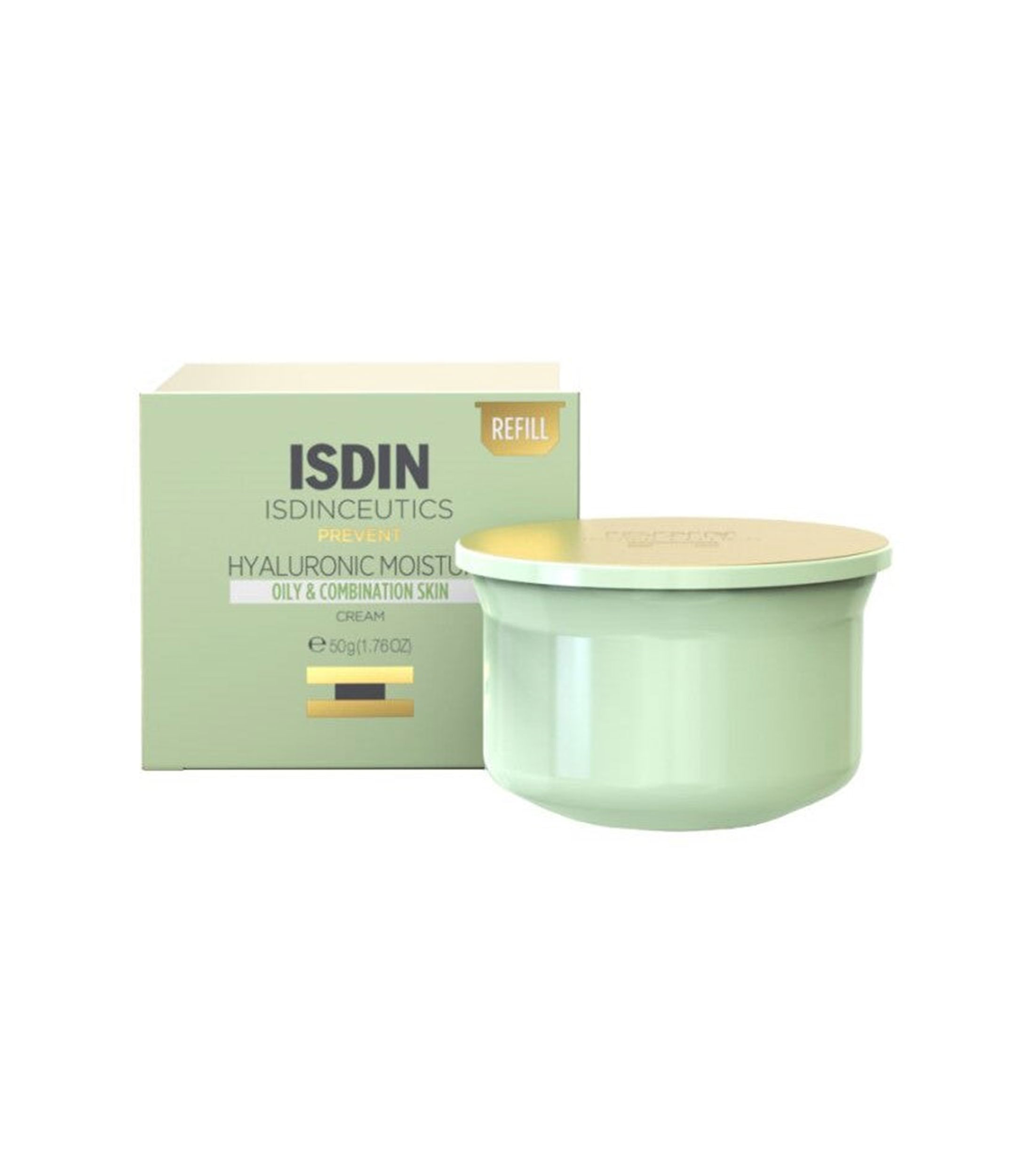 Refill Crema hidrante y matificante Hyaluronic Moisture Oily and Combination Skin, 50 g