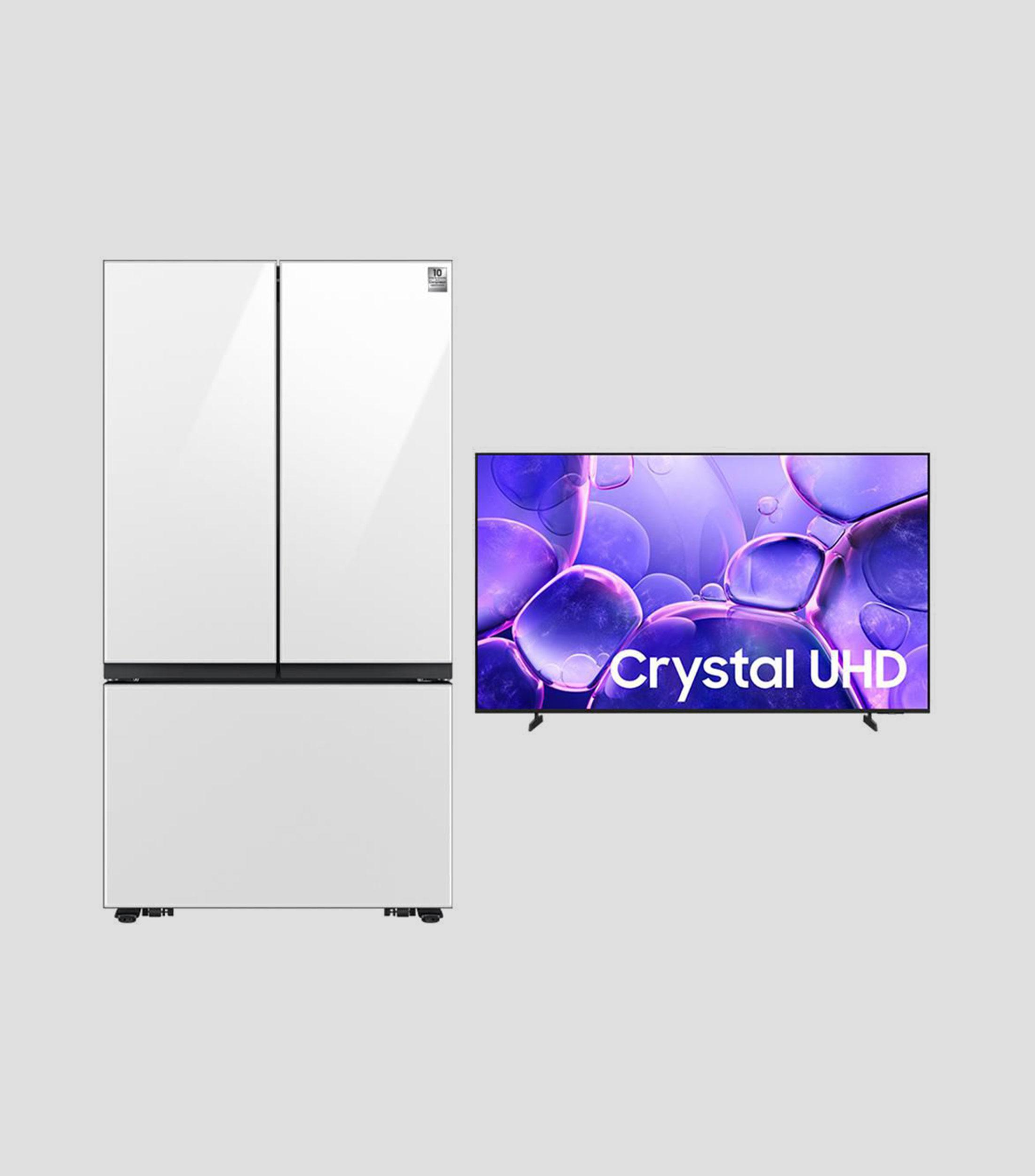 Refrigerador French Door 31.5 Cuft Bespoke F-RF32CBUN50U8 con Pantalla 50 Pulgadas