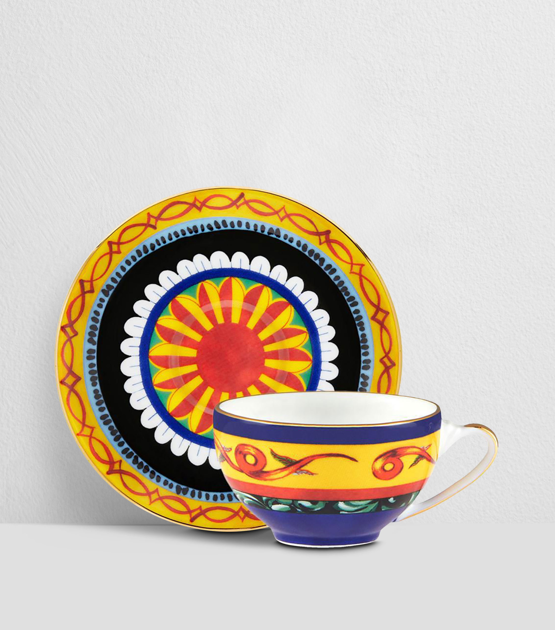 Taza para Té con plato multidiseño