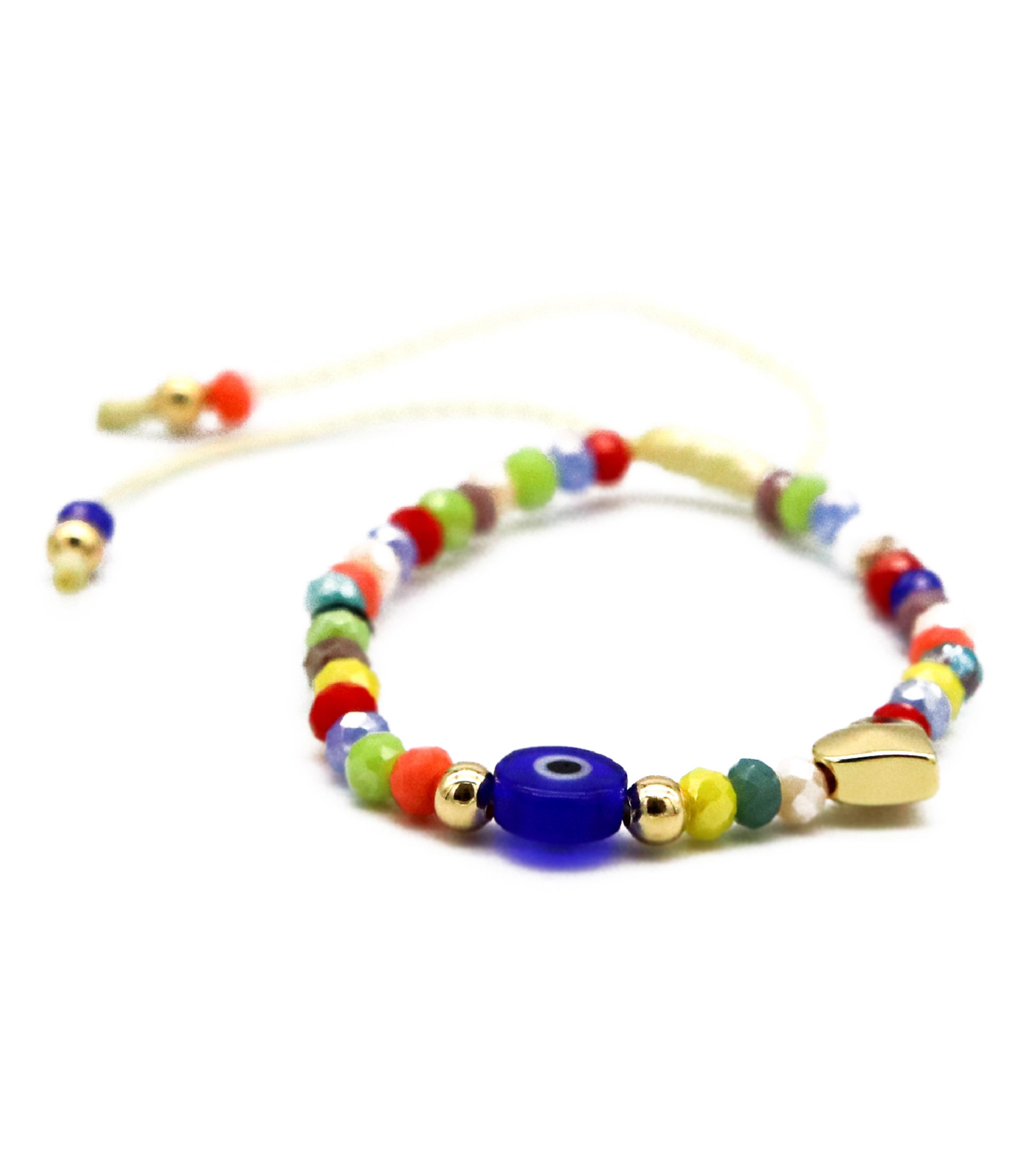 Pulsera Ajustable Ojos Multicolor Bebe
