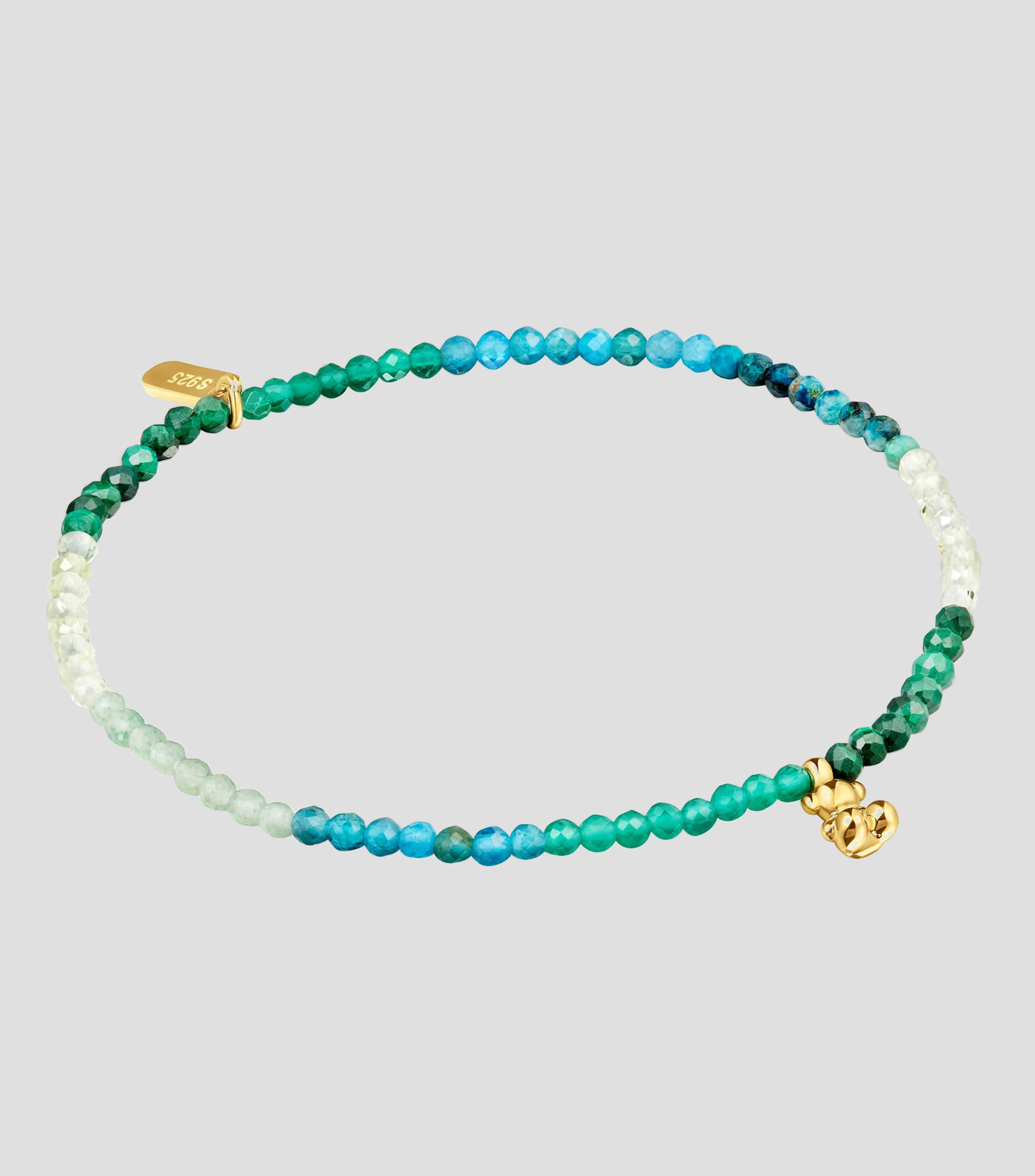 Pulsera elastica con gemas Bold Bear Mujer