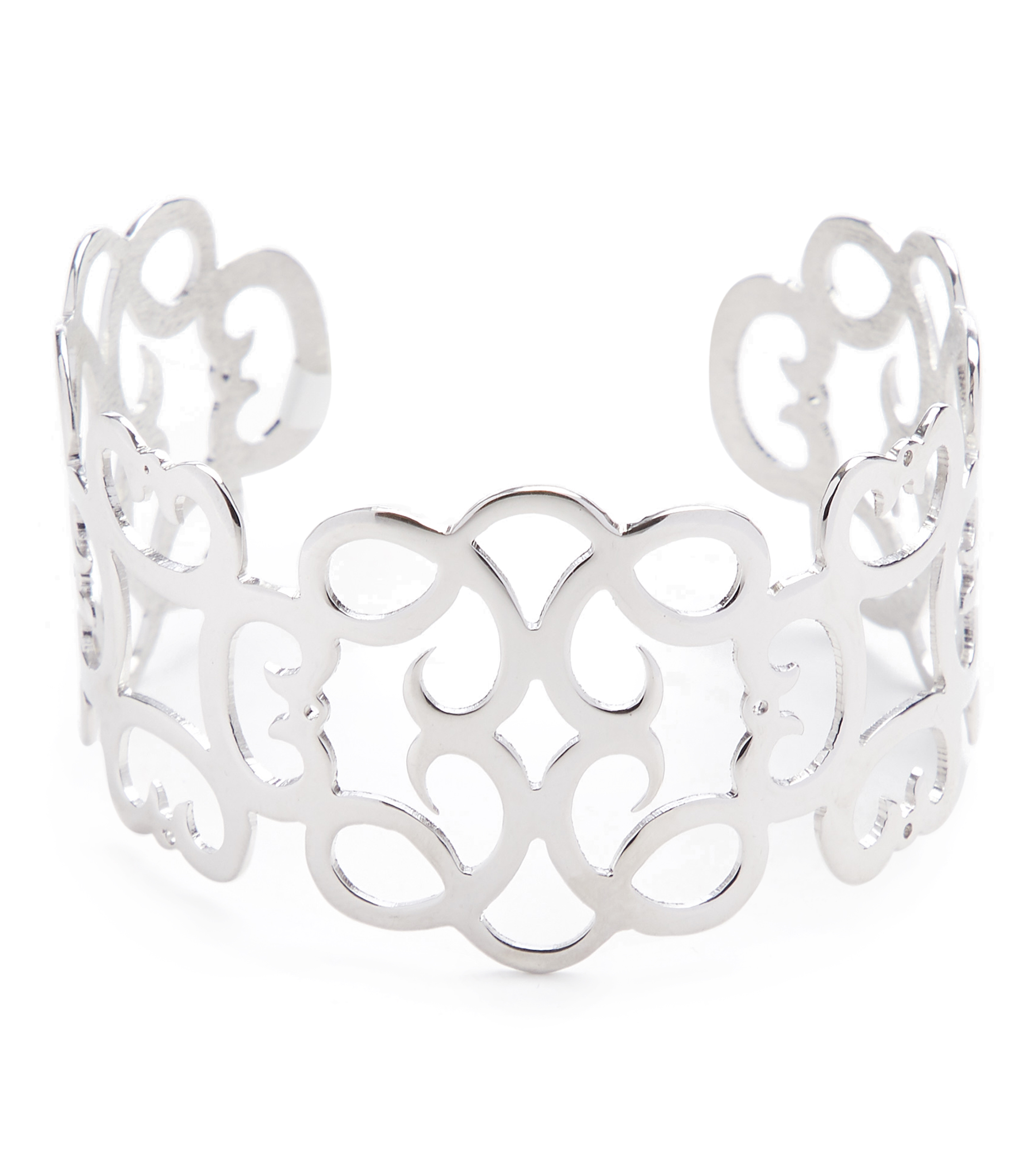 Brazalete abierto en plata .925 Mujer