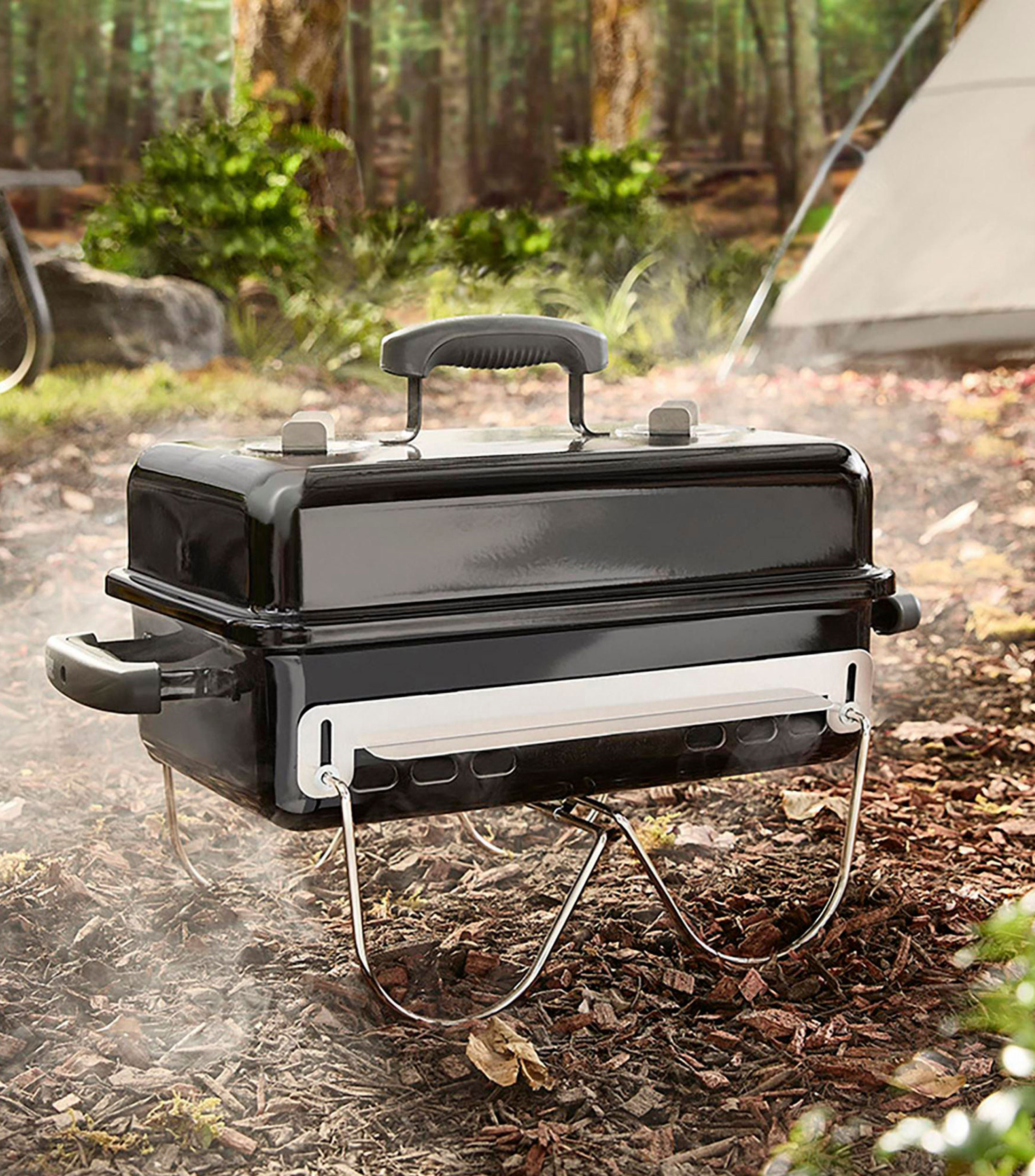 Asador a carbon Go-Anywhere para exteriores