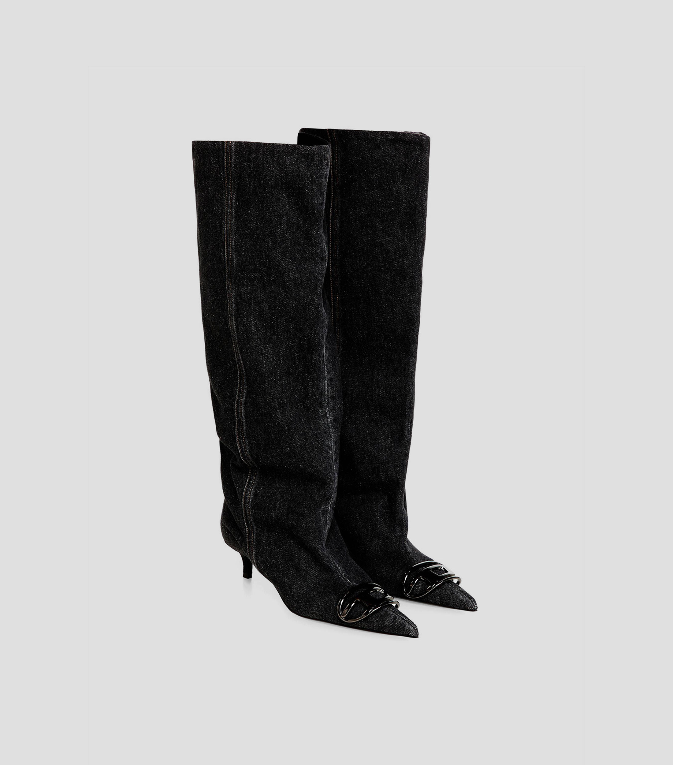 Botas largas D-Venus Slouchy con tacón bajo y delgado Mujer