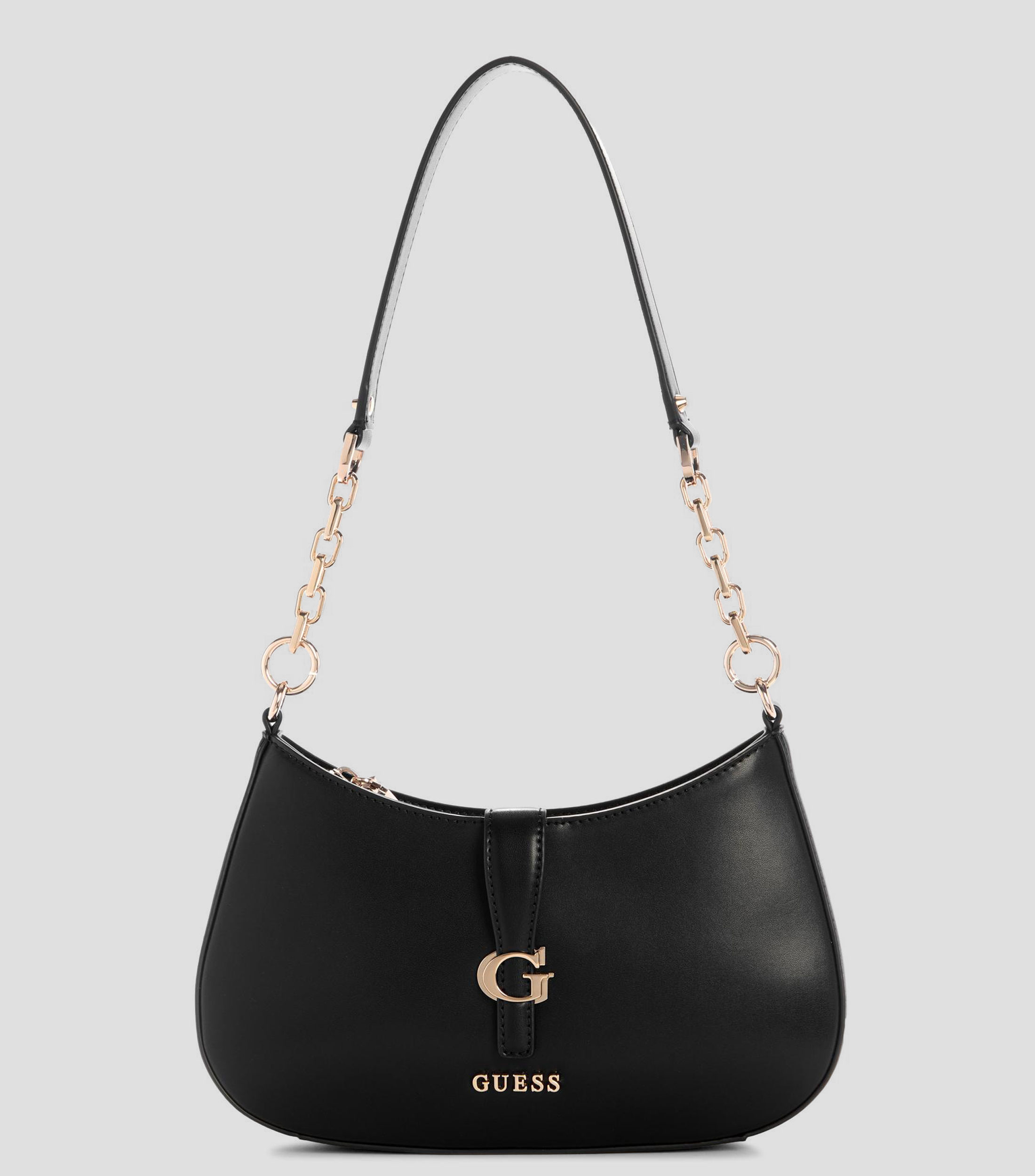 Bolsa shoulder negra Carrie lisa Mujer