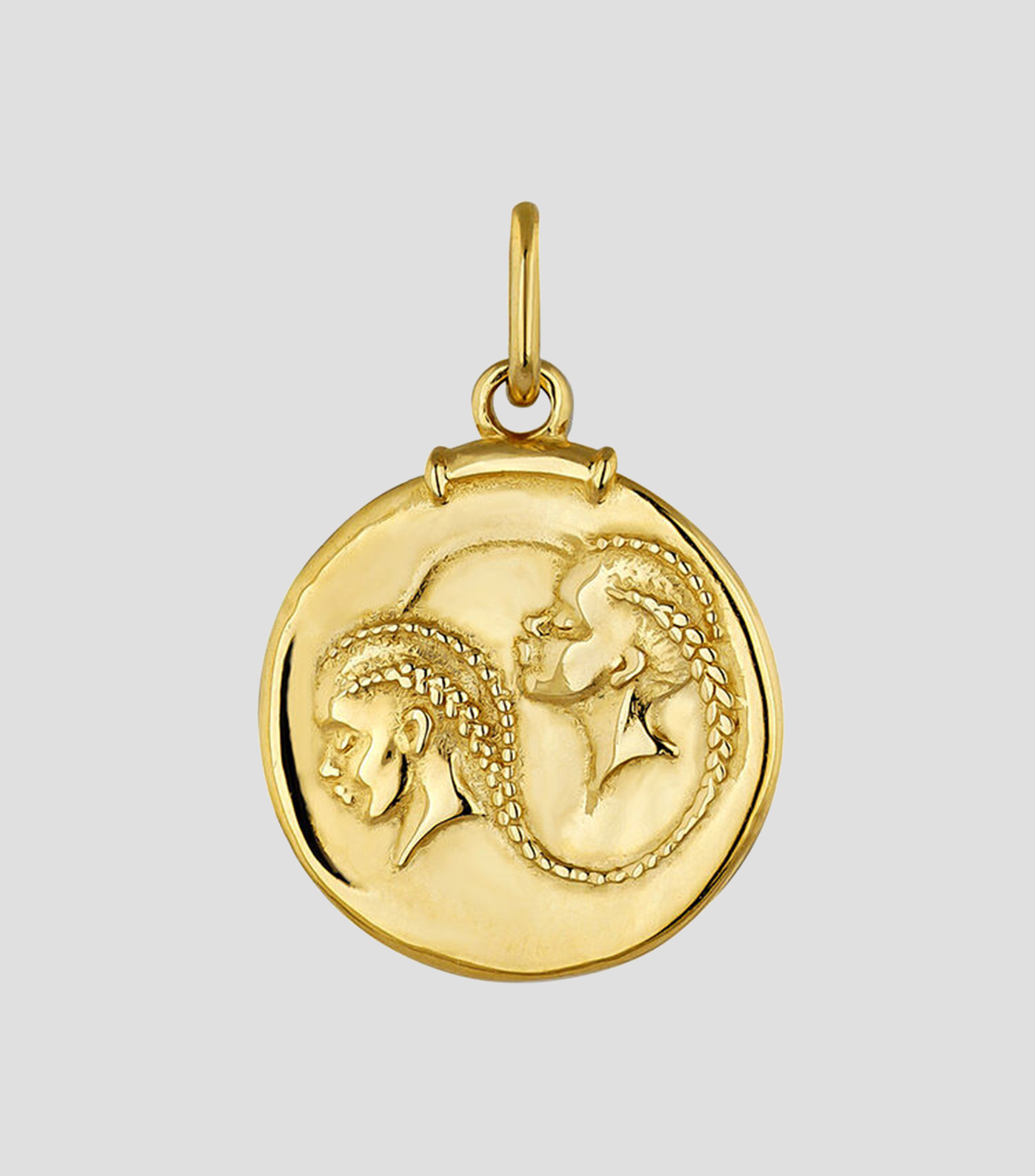 Charm en Plata Géminis Mujer
