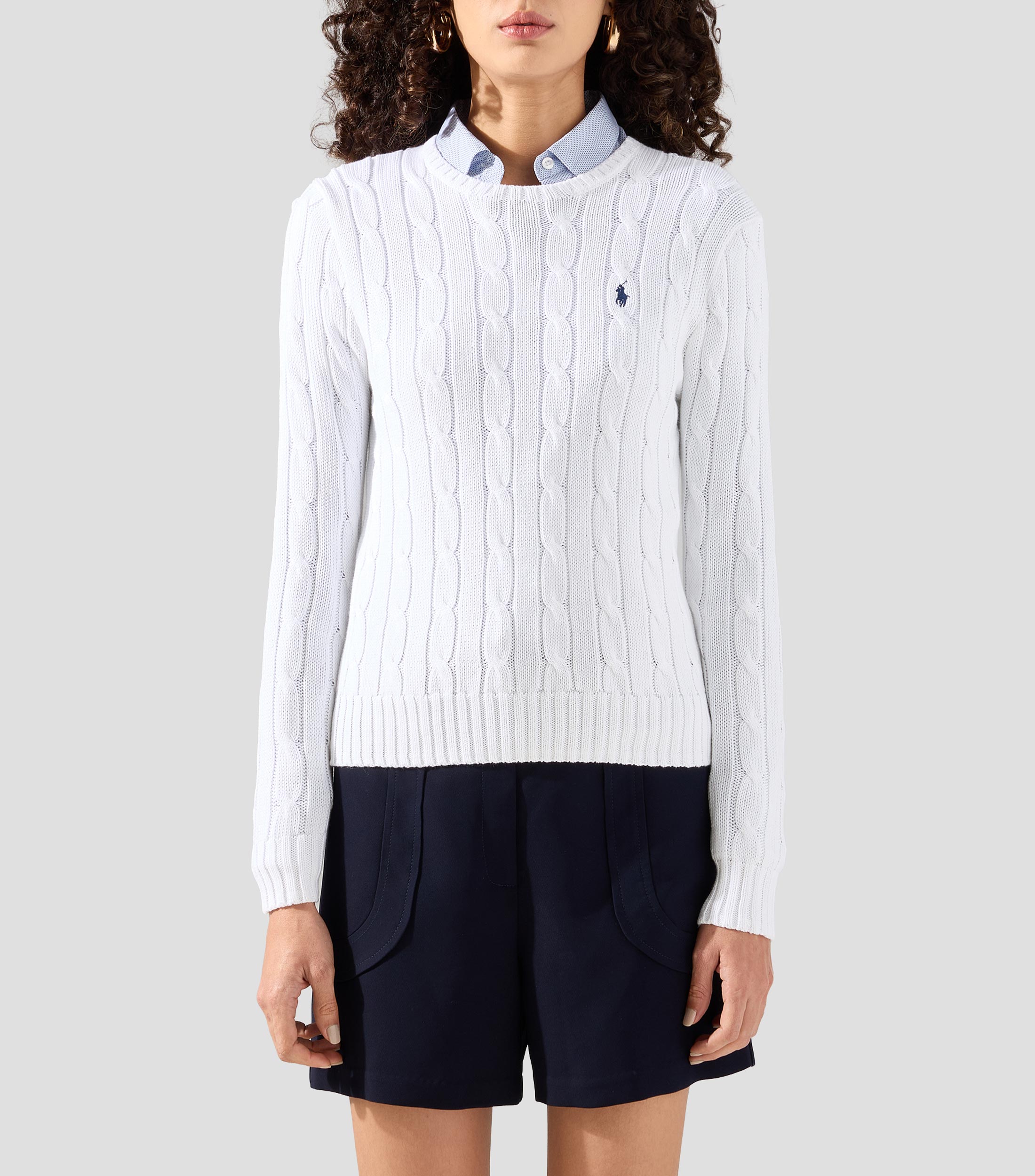 Suéter cuello redondo Mujer
