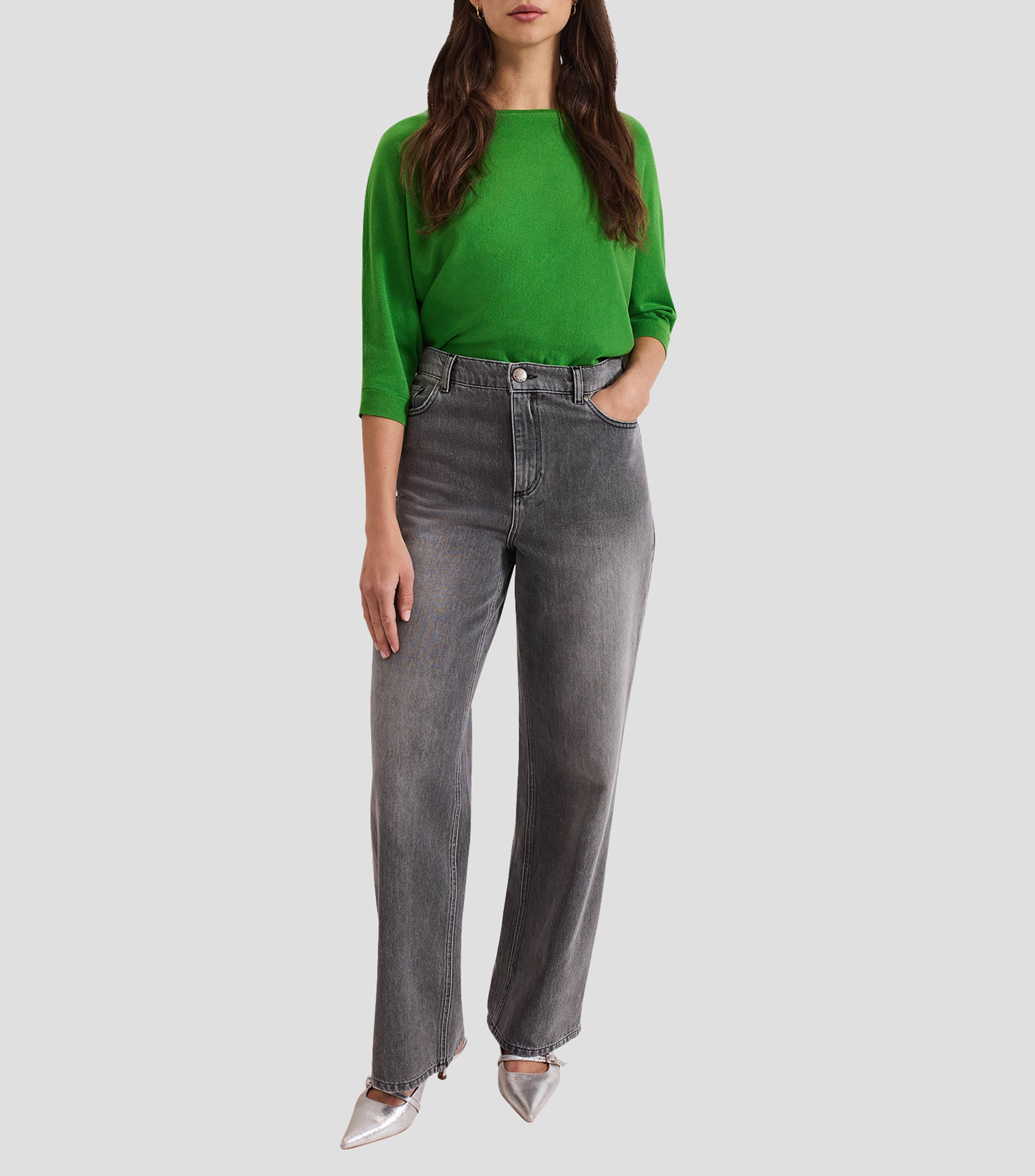 Sueter de cuello redondo Mujer