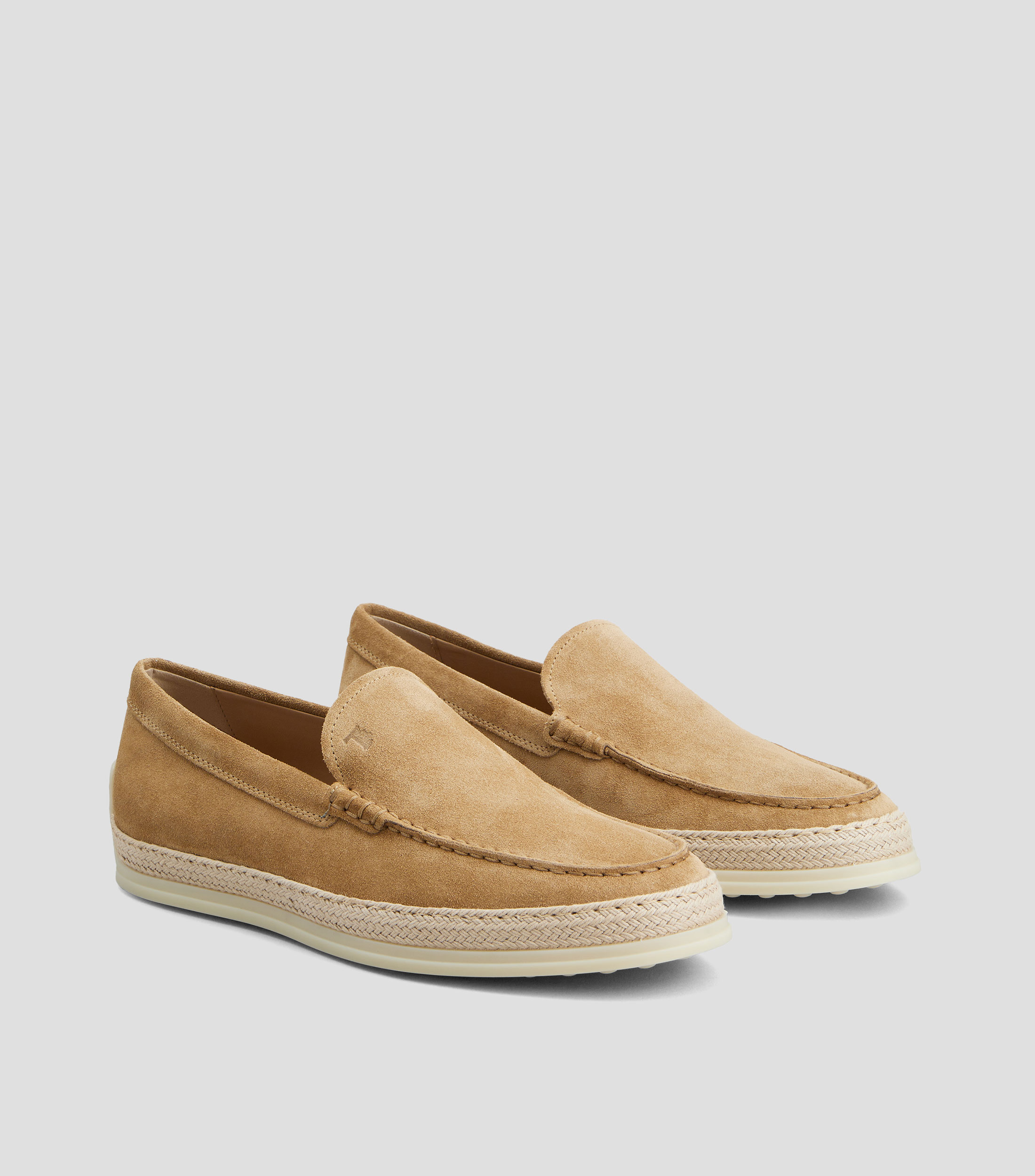 Mocasines en piel Hombre