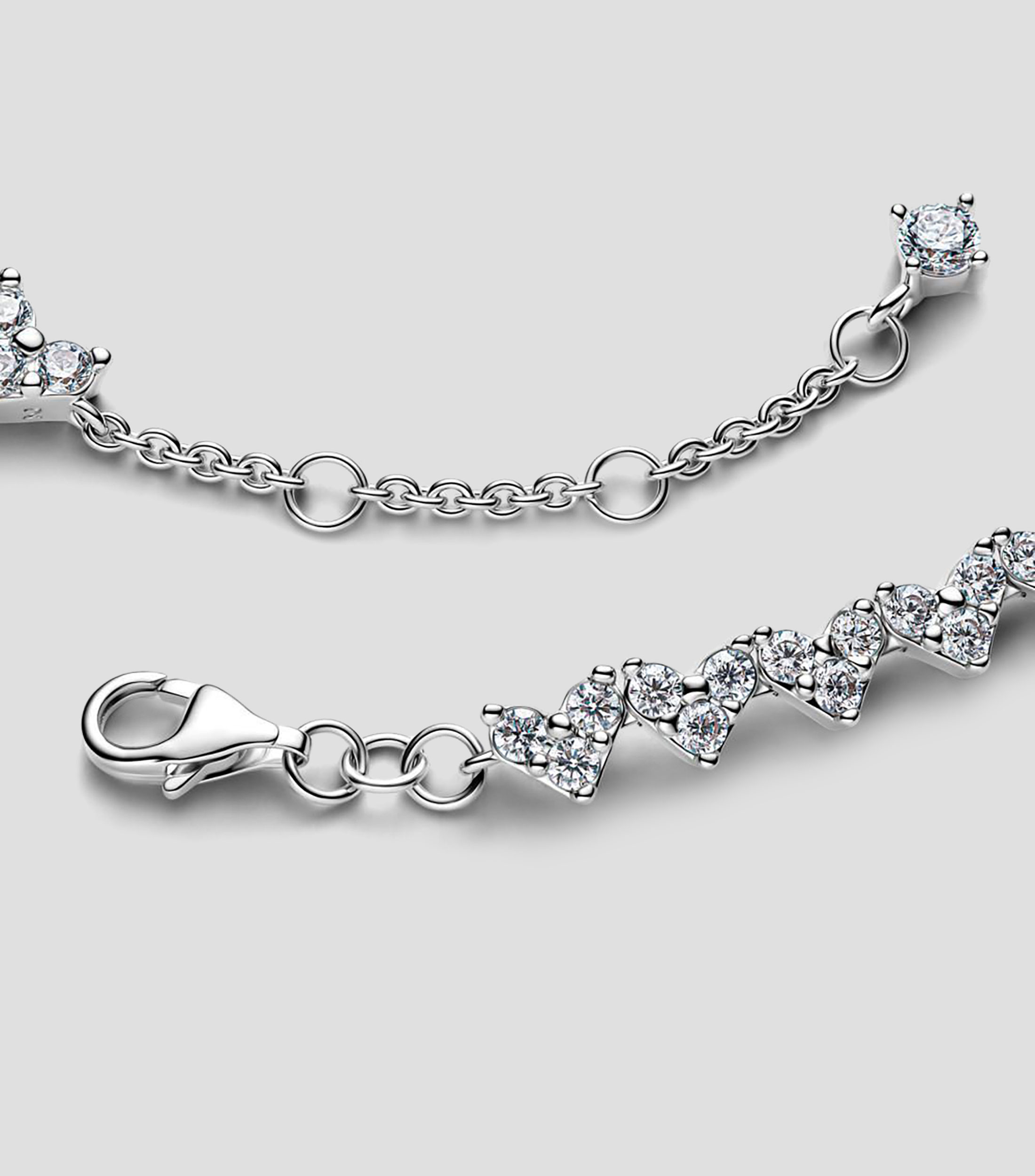 Brazalete en plata .925 con circonitas Mujer