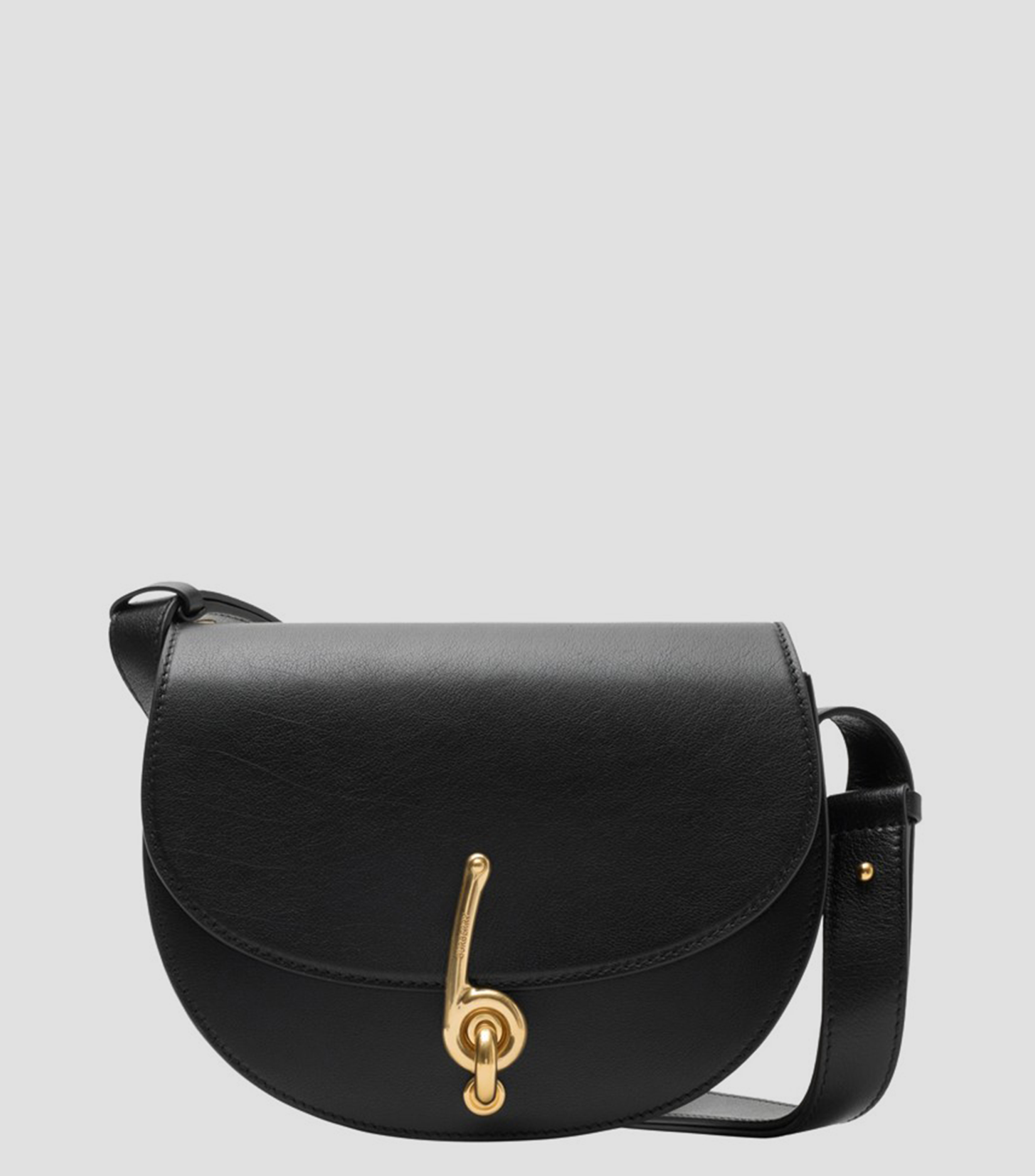 Bolsa crossbody en piel liso Mujer