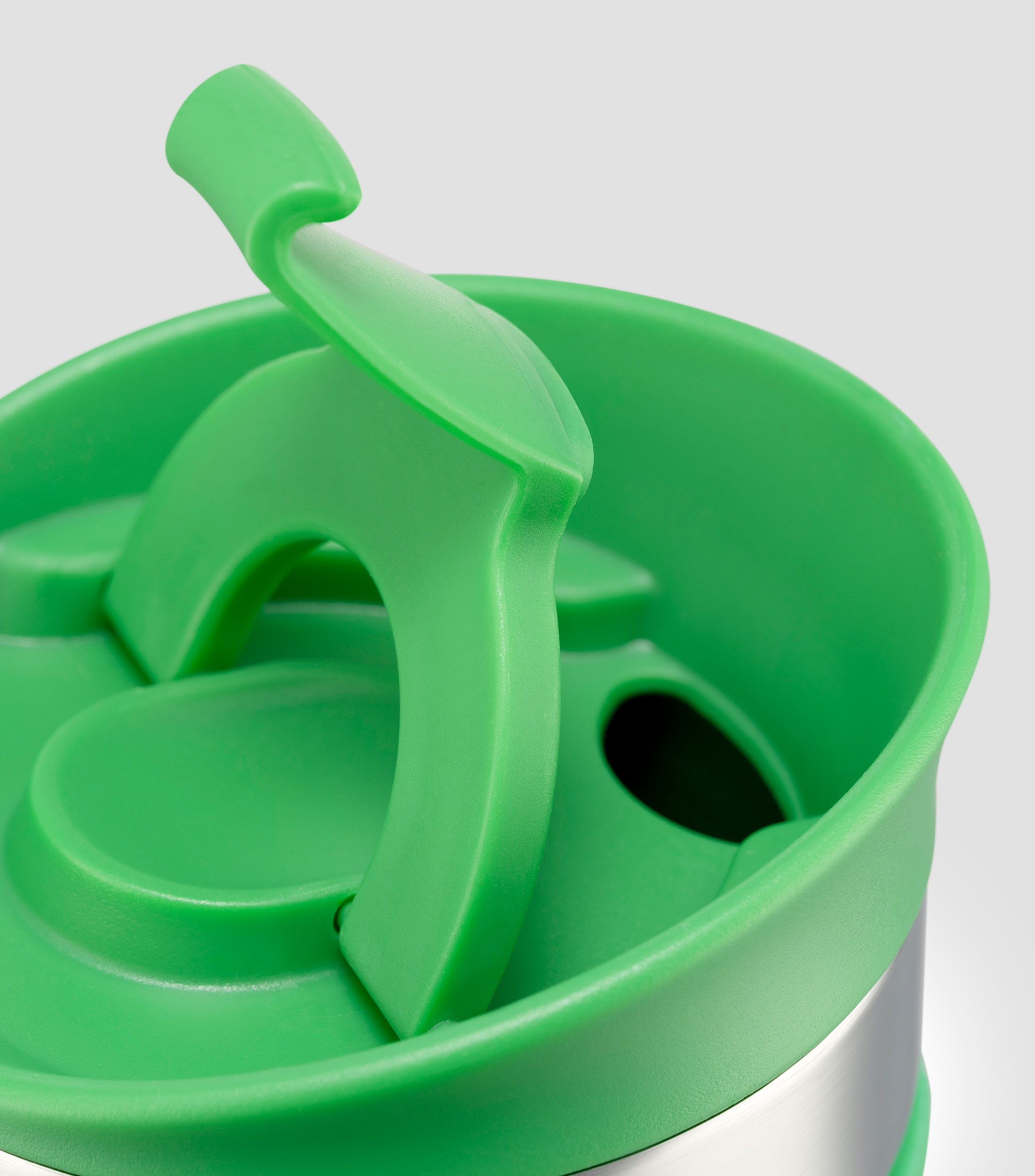 Termo DP verde en acero inoxidable, 350 ml