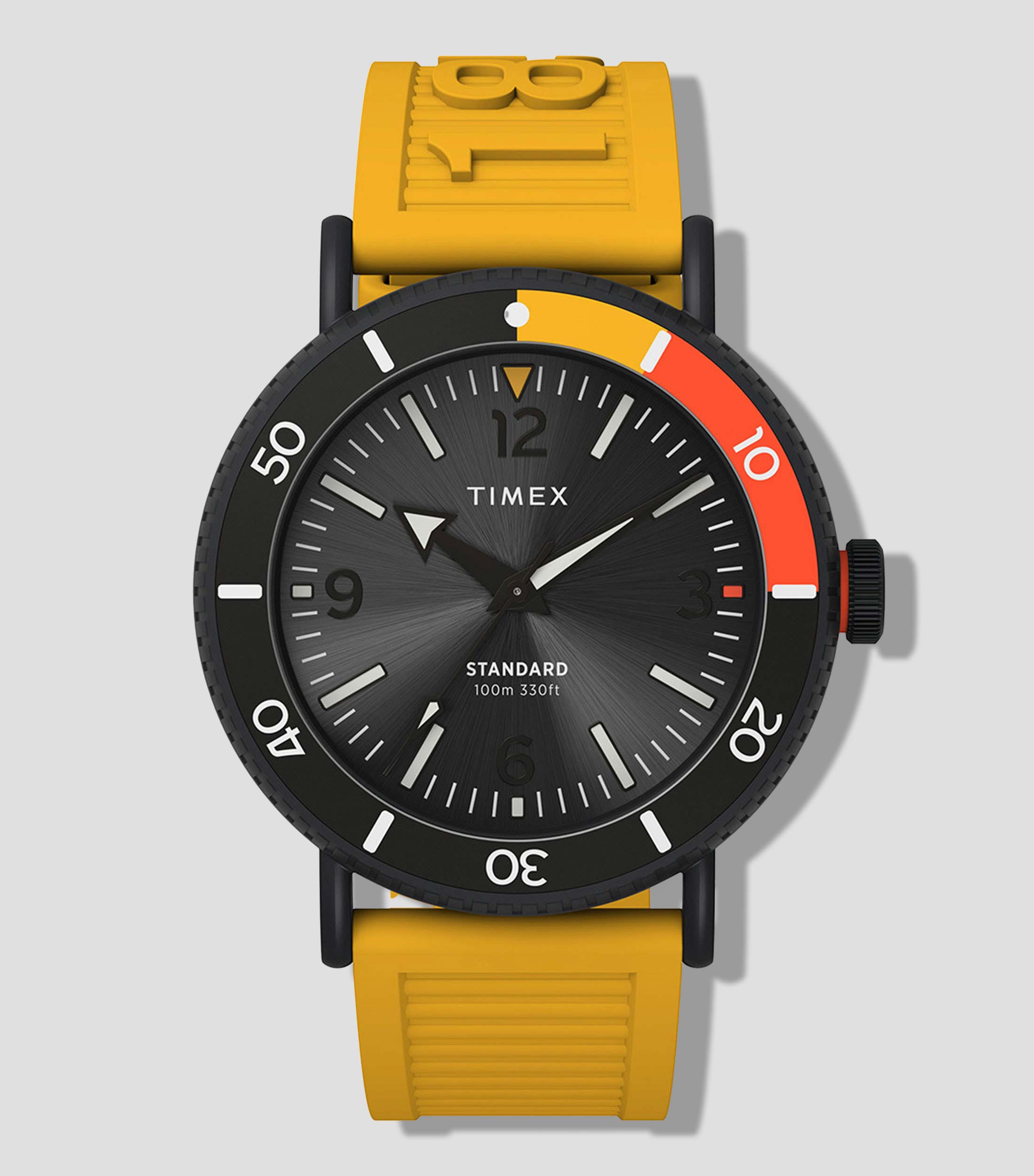 Reloj para hombre Standard Diver Diver Casual Negro