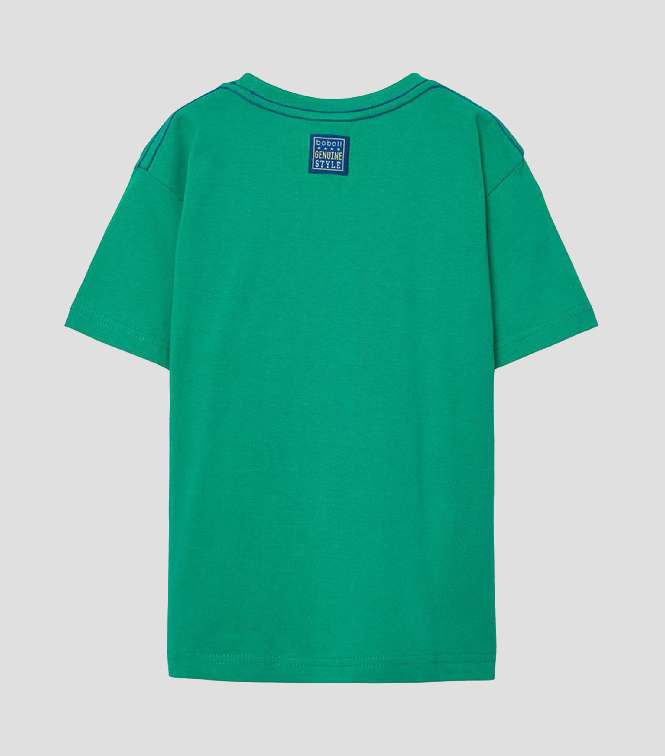 Playera cuello redondo manga corta estampada Niño