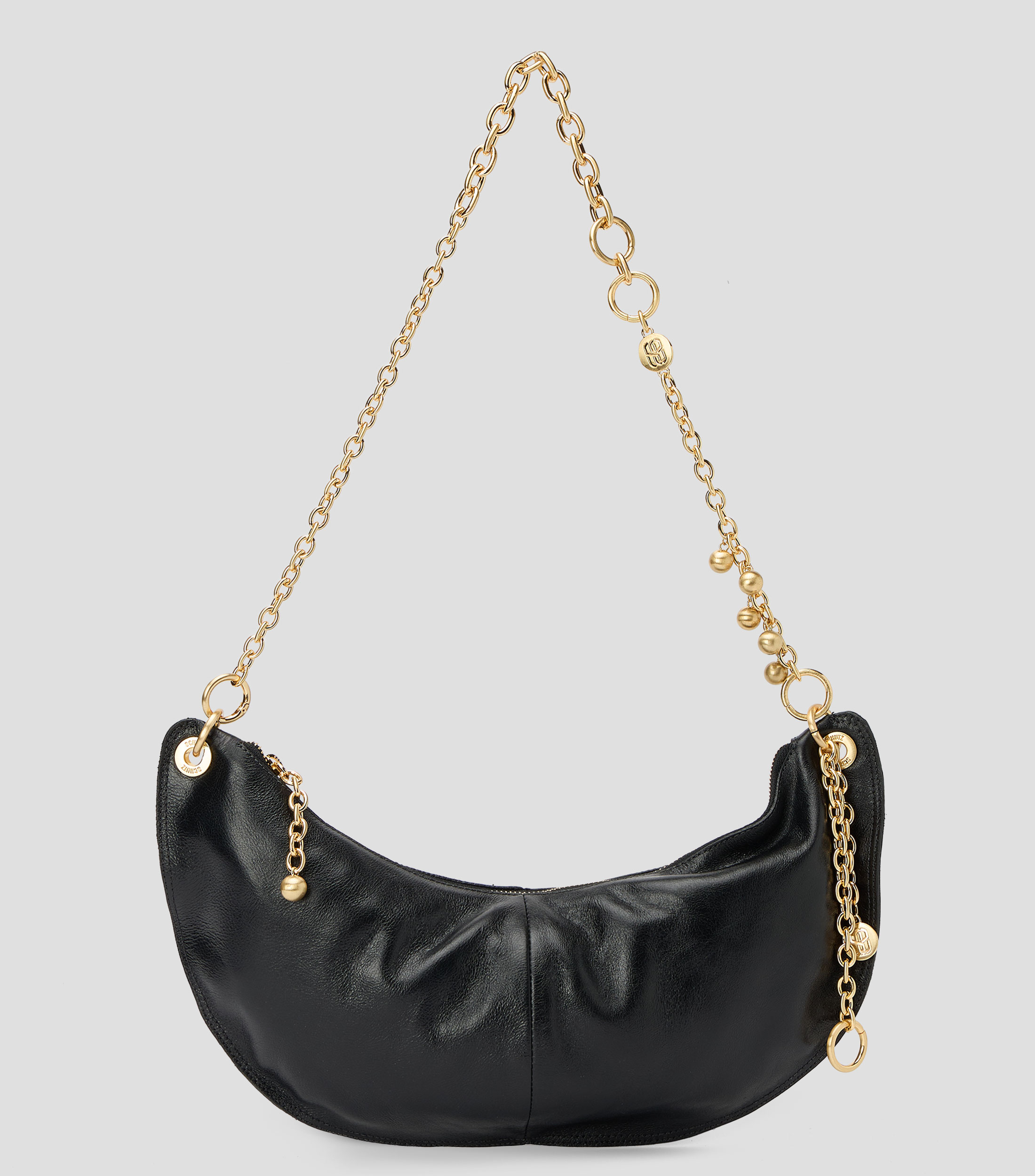 Bolsa Shoulder en piel vacuna Lilla lisa Mujer