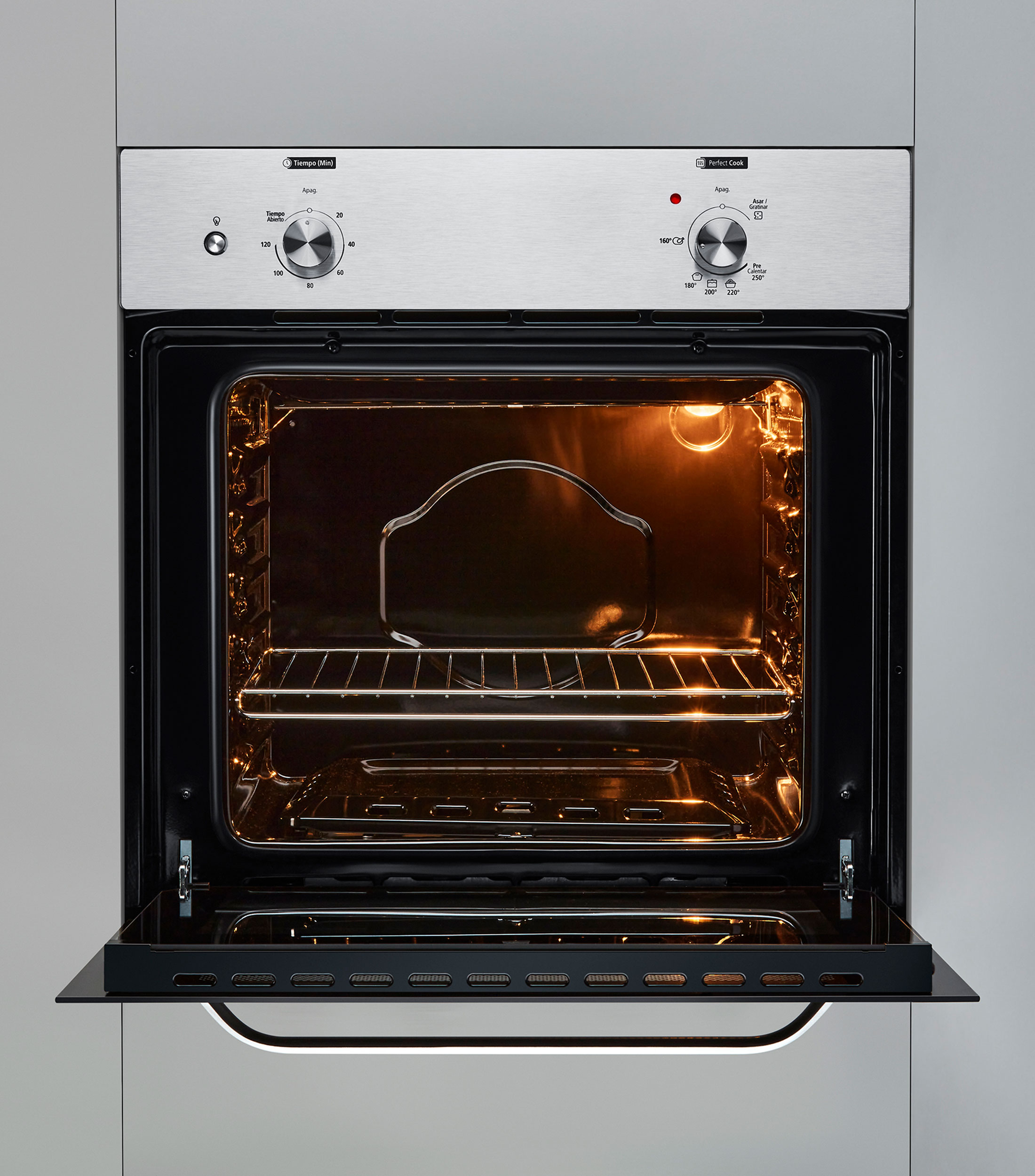 Horno a gas 24" en acero inoxidable