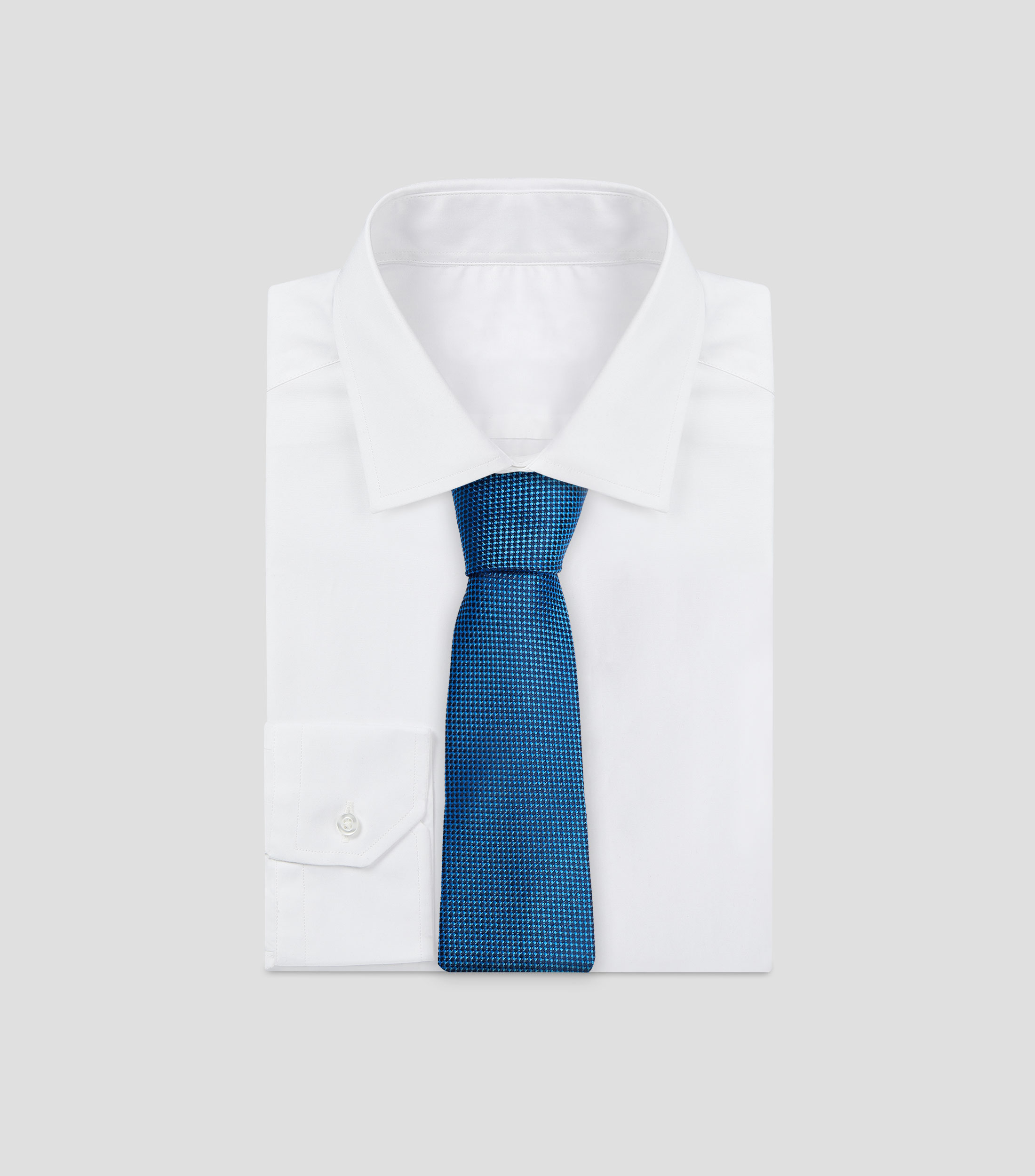 Corbata ancha con microdiseños