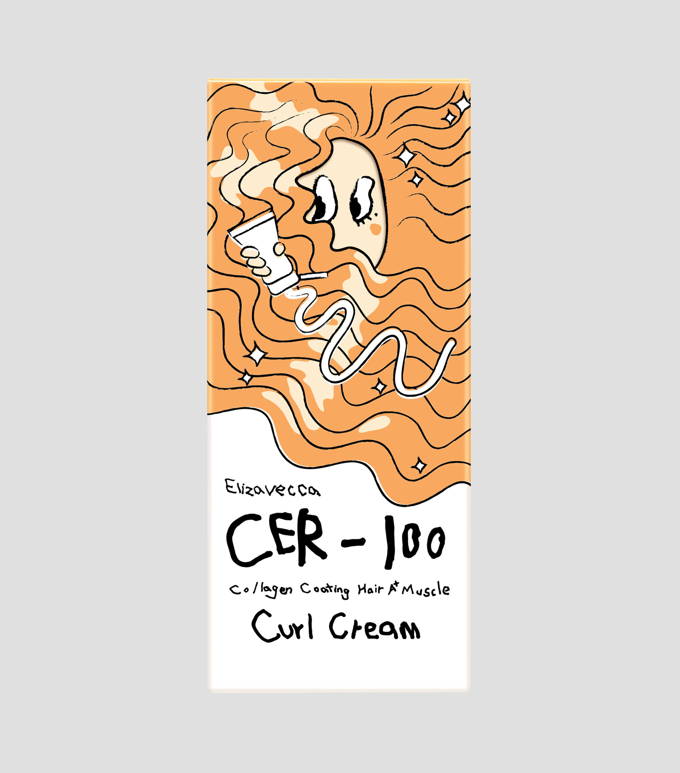 Crema para rizos Cer - 100, 120 ml