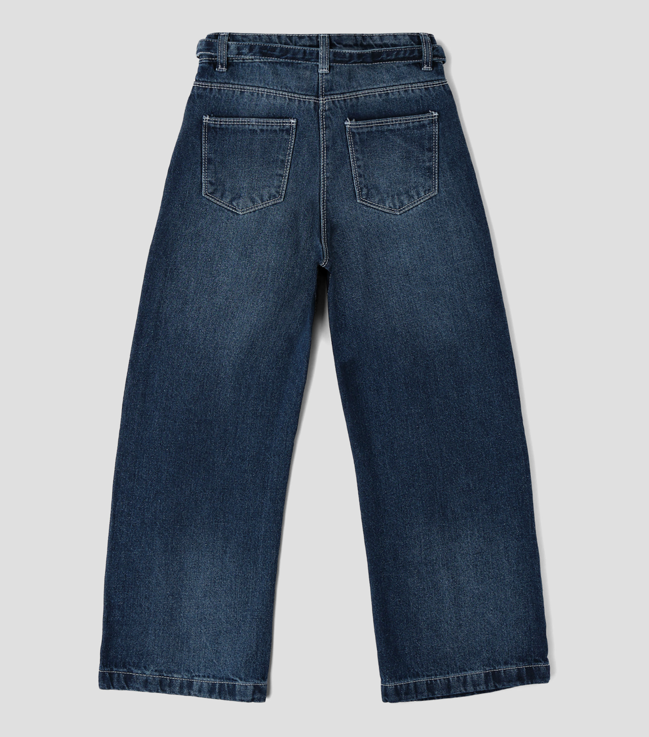 Jeans de corte wideleg Niña