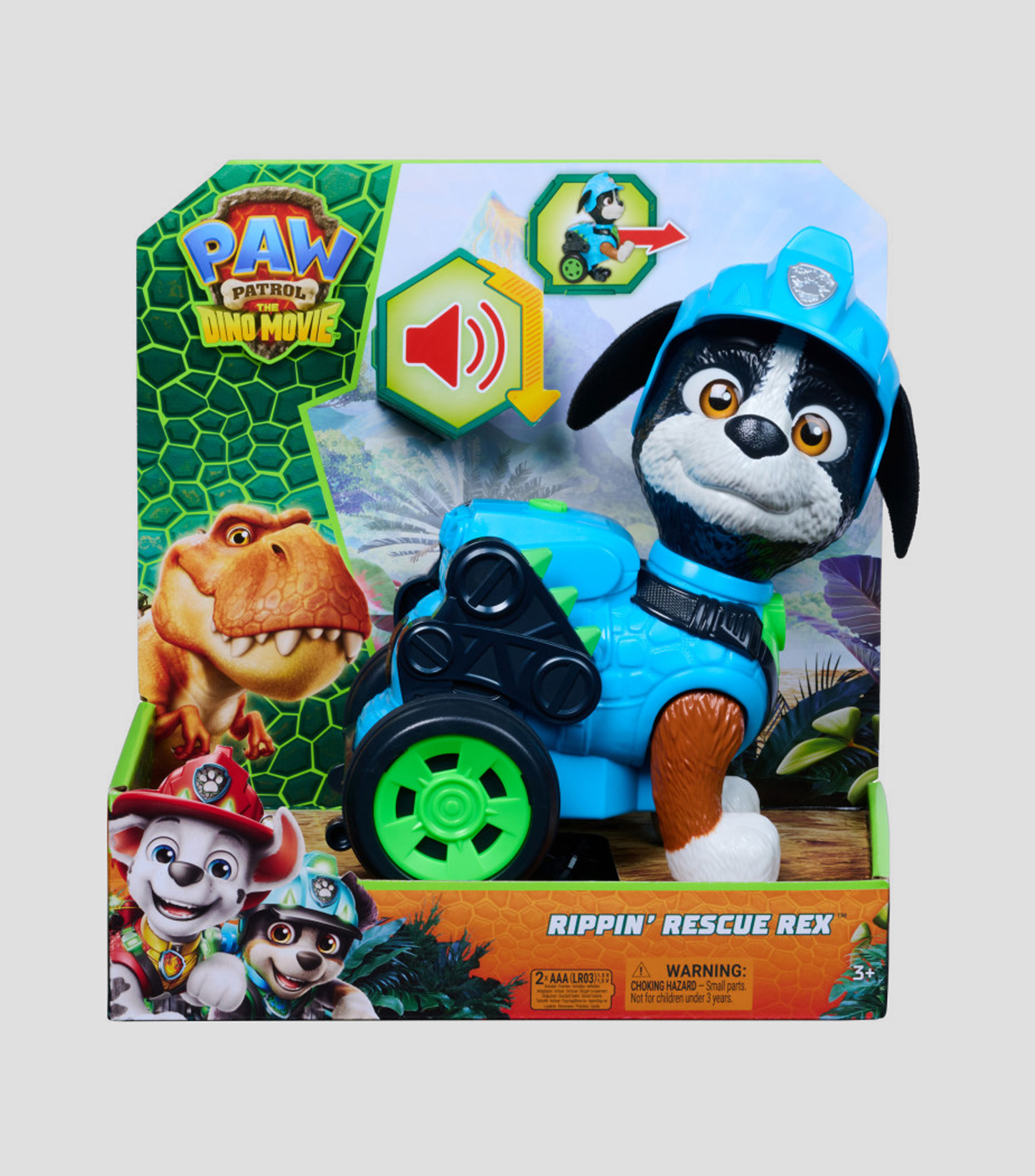 Figura Rex Pullback Paw Patrol Dino Movie