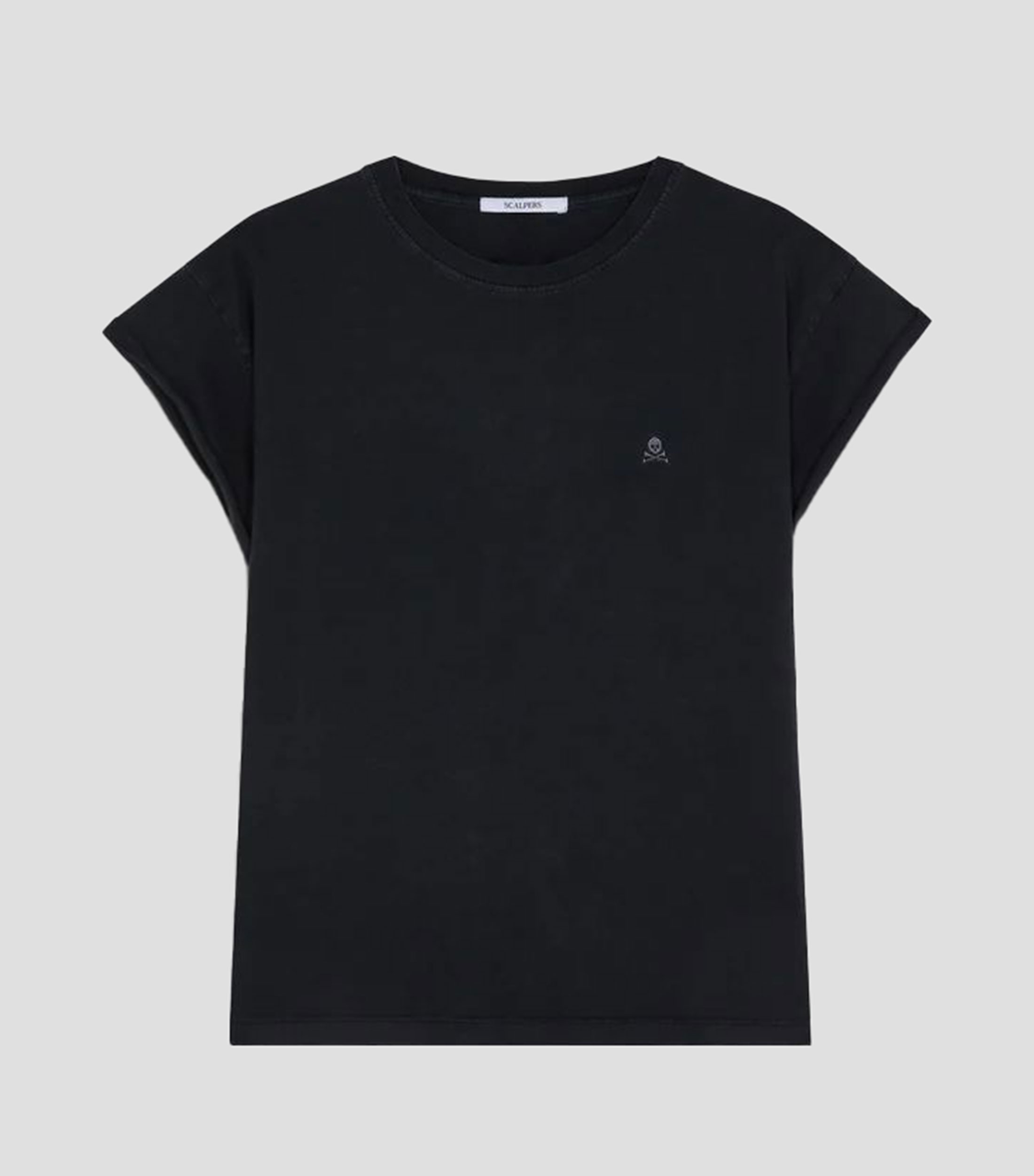 Playera cuello redondo manga corta lisa Mujer