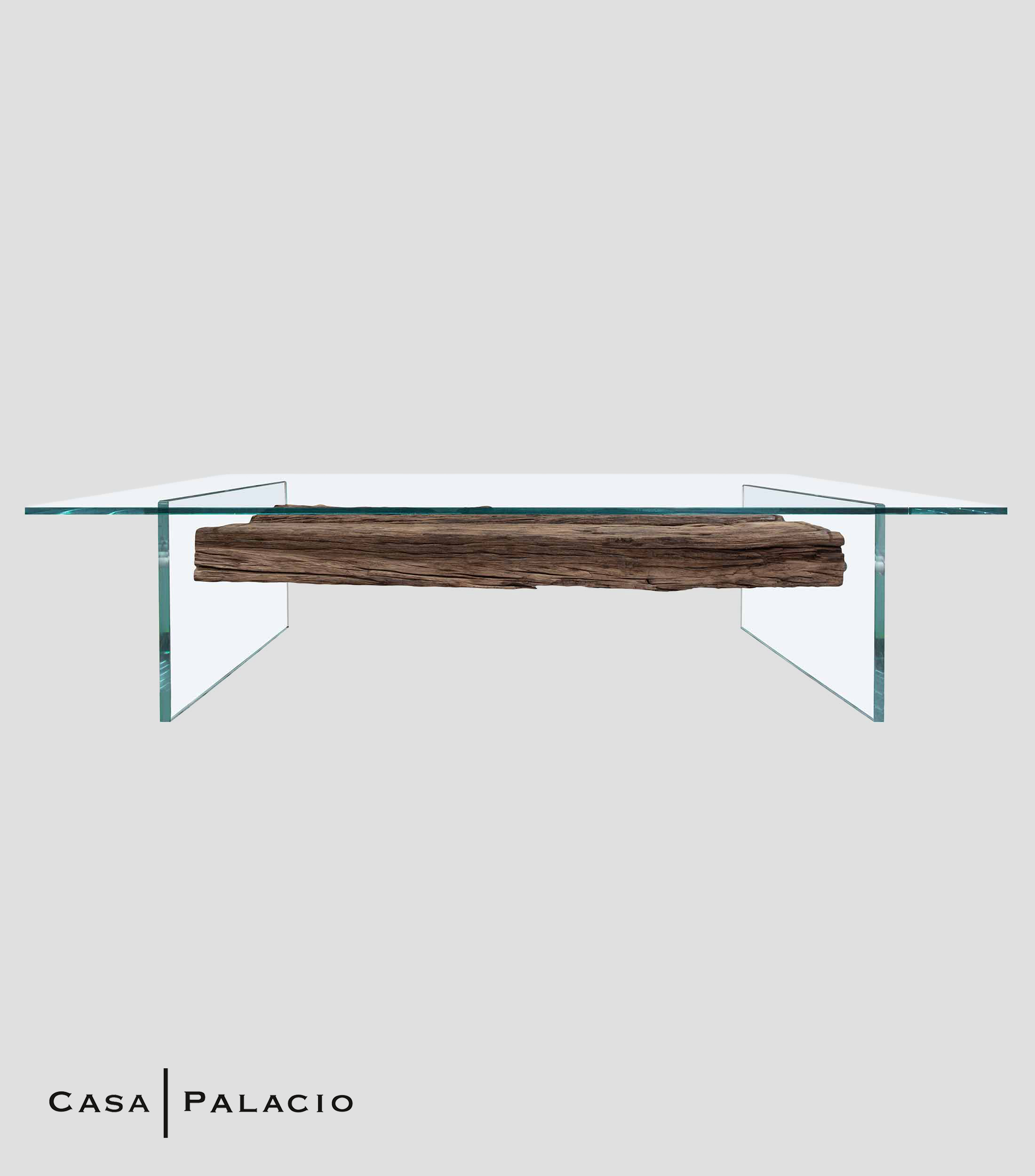 Mesa de centro Detroit en cristal