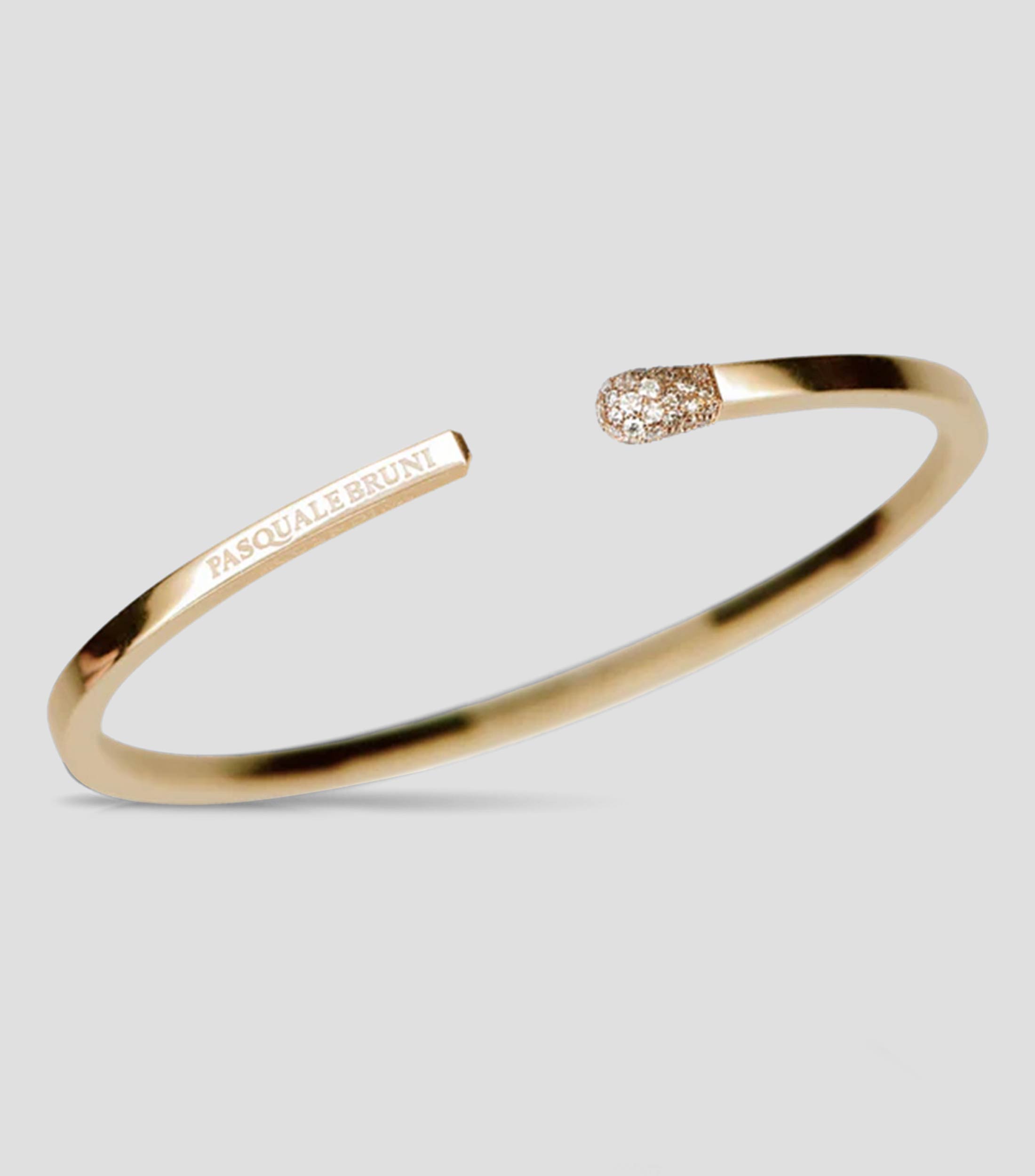 Brazalete en oro rosa Mujer